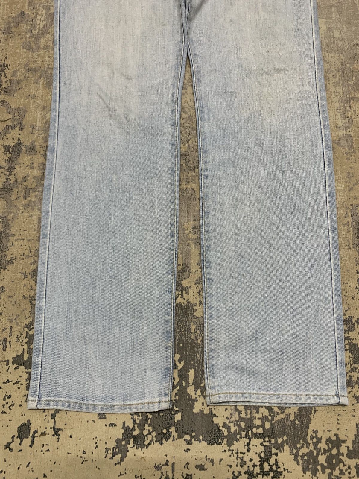 Japanese Brand Edwin Straight Leg Blue Wash Jeans Streetwear W35 Size US 35 - 4 Thumbnail