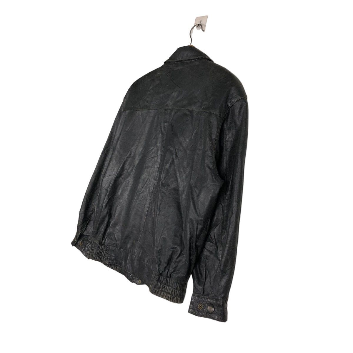 Japanese Brand 🔥VINTAGE LEATHER JACKET BIKER JAPAN BLANKET ISSEY MIYAKE Size US L / EU 52-54 / 3 - 12 Thumbnail