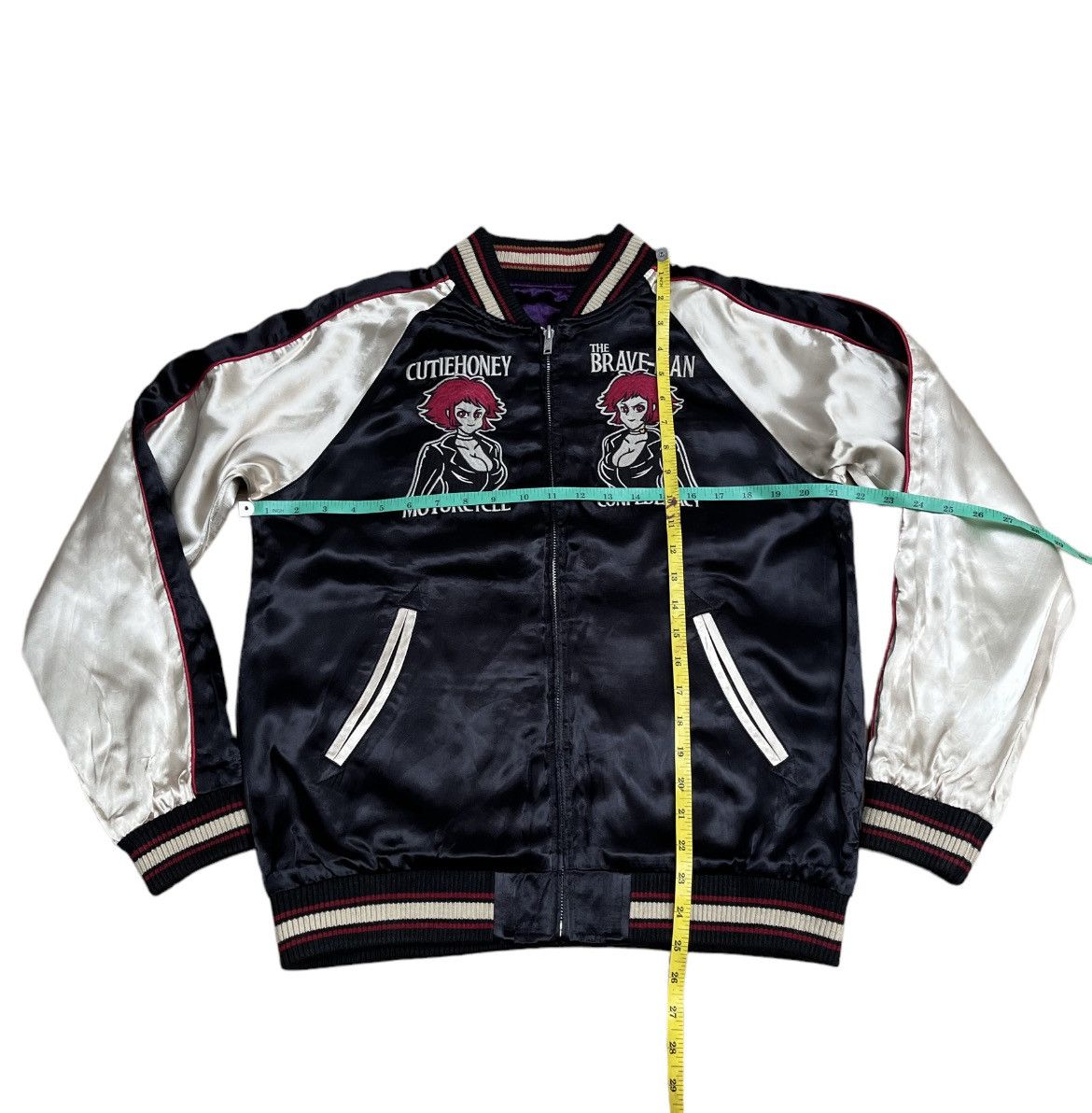 Anime Souvenir Jacket Sukajan The Brave Man x Cutie Honey Vi Size US M / EU 48-50 / 2 - 9 Thumbnail