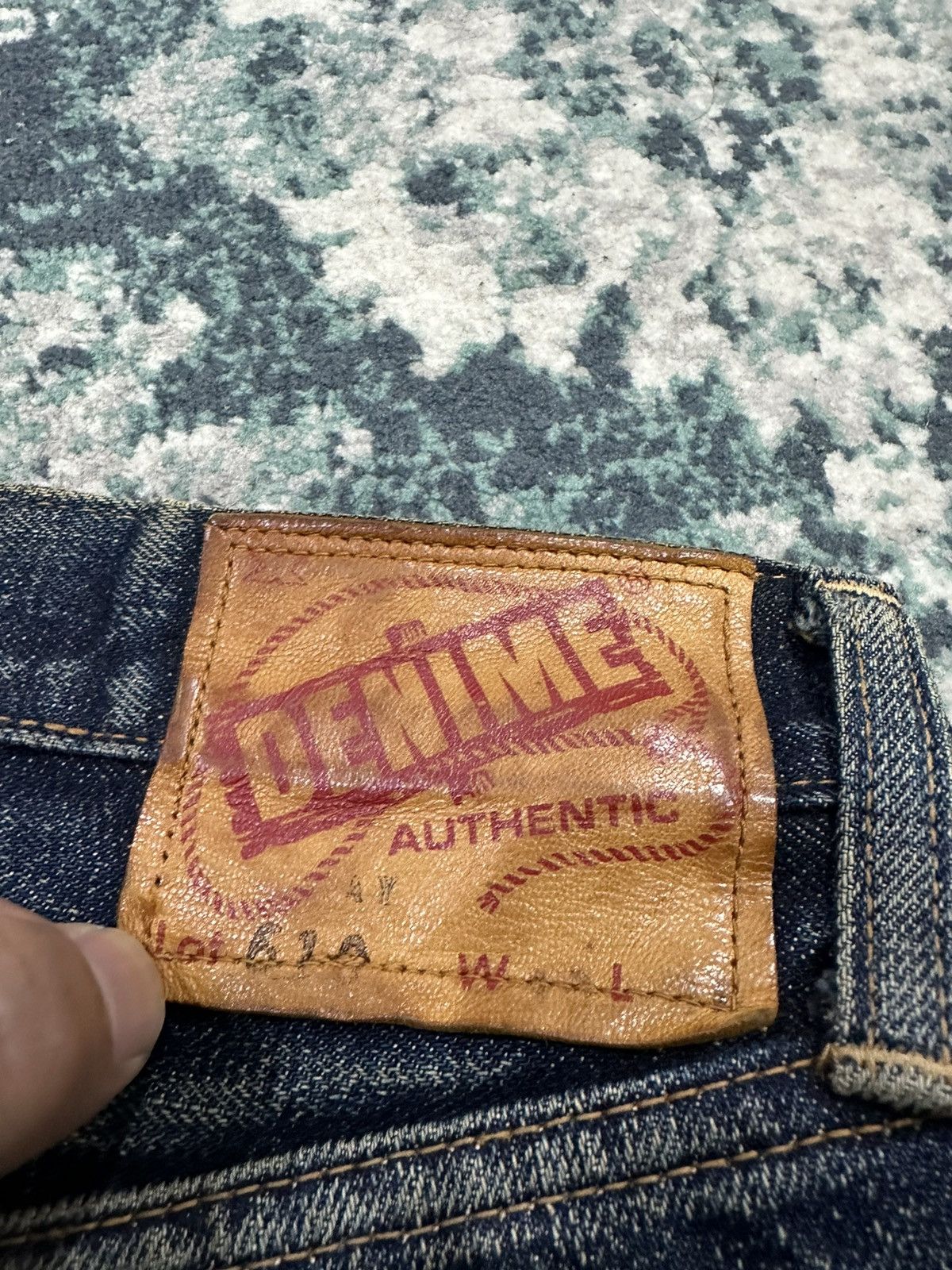 Denime Vintage Denime Faded Honeycomb Selvedge Distressed Jeans Size US 30 / EU 46 - 6 Thumbnail