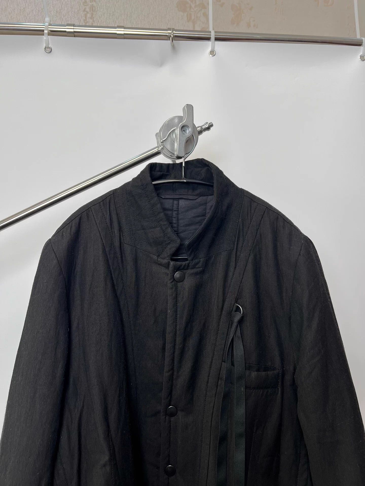 Ann Demeulemeester Ann Demeulemeester long draped sash wool blend coat Size US L / EU 52-54 / 3 - 3 Thumbnail