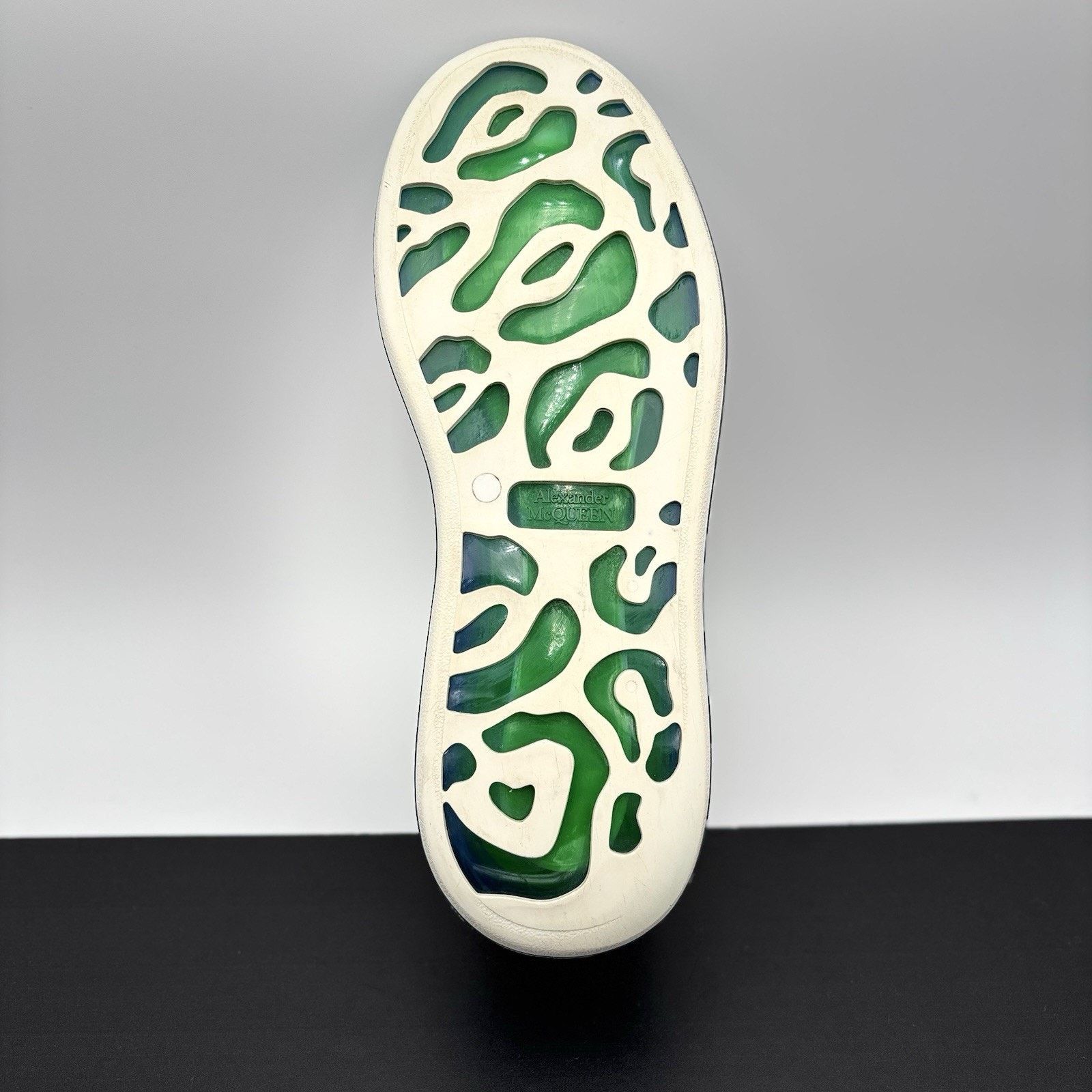 Alexander McQueen Alexander McQueen ' Transparent Sole White, Lime ' Size US 12 / EU 45 - 17 Thumbnail