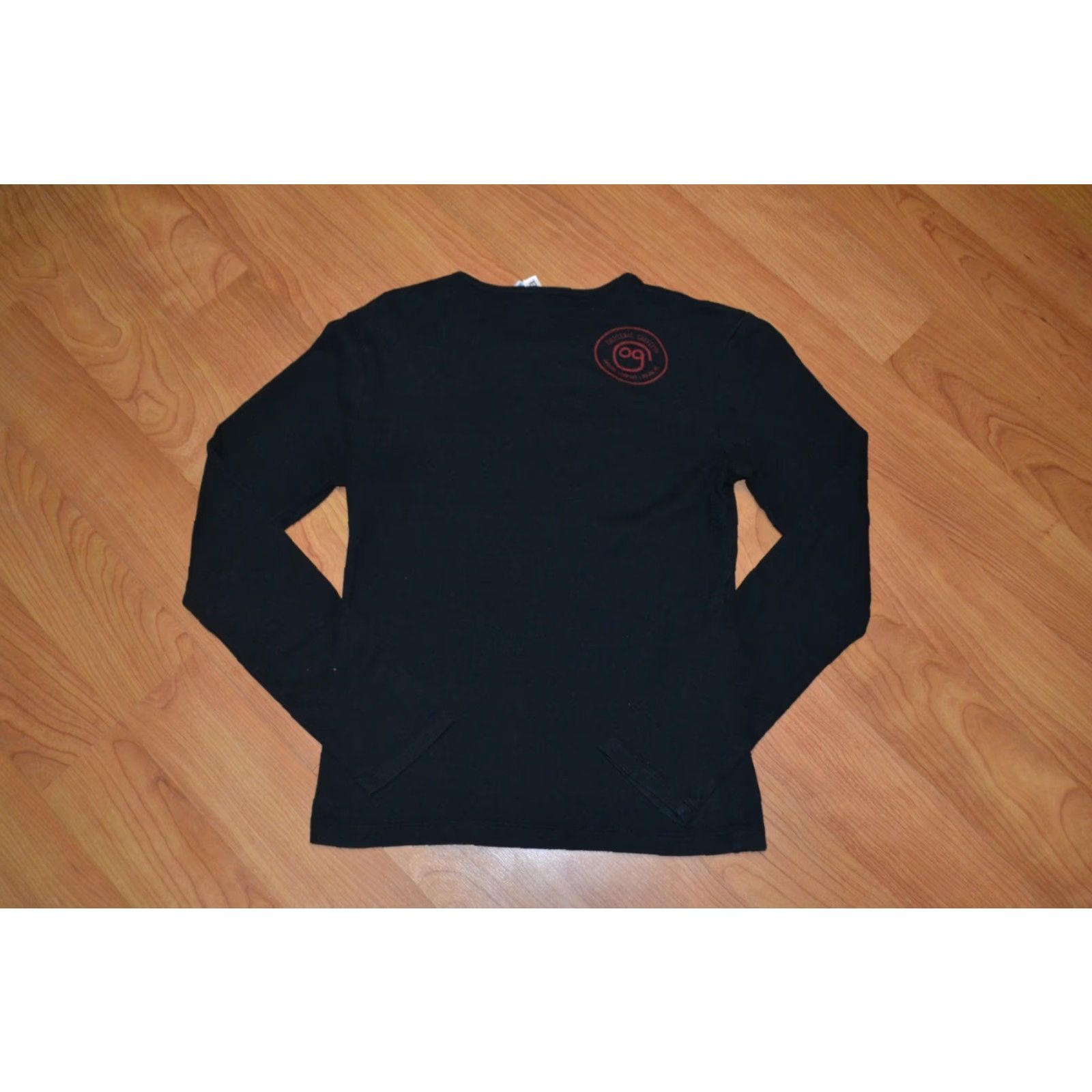 Bell Womens T Shirt Long Sleeve Medium Black Bella 100% Cotton Graphic Original Gravity Brewing Milan MI Craft Beer Shirt Size M / US 6-8 / IT 42-44 - 3 Thumbnail
