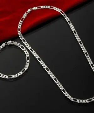 Jewelry link bracelet 20cm and necklace 60cm Size ONE SIZE - 2 Thumbnail