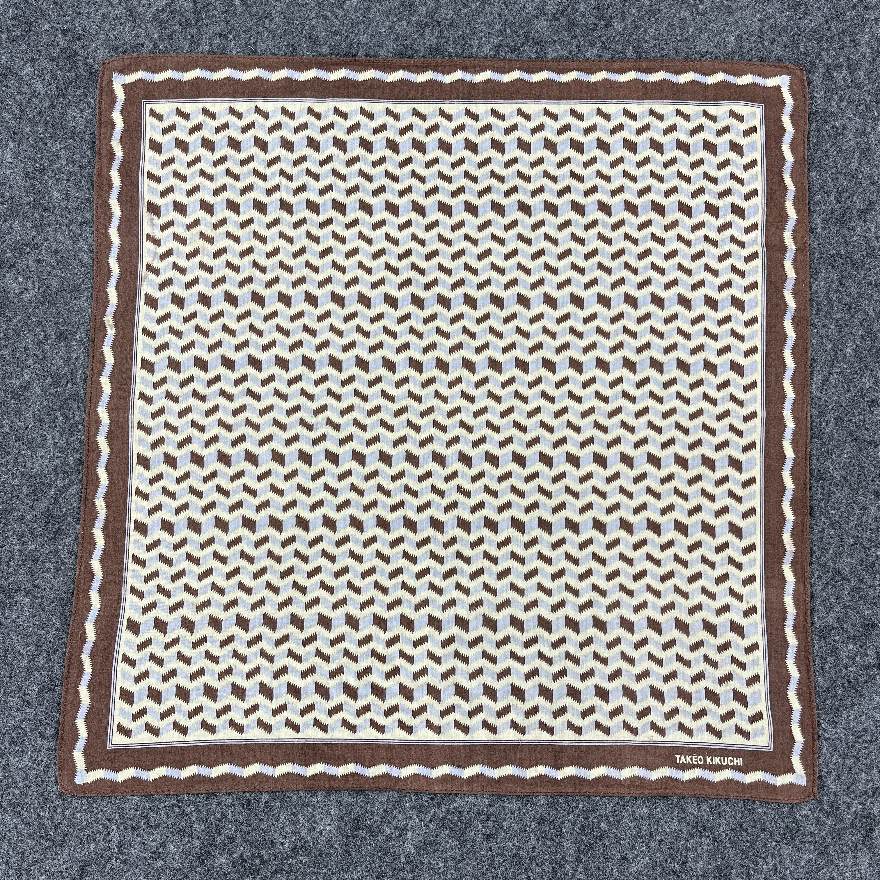 Japanese Brand × Takeo Kikuchi × Vintage Takeo Kikuchi Handkerchief / Bandana / Neckerchief B323 Size ONE SIZE - 2 Thumbnail