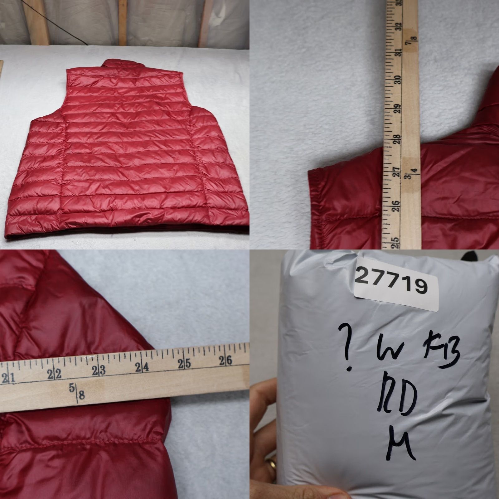 Vintage VINTAGE REI Down Vest Mens XL Red Full Zip Quilted Lightweight Puffer Winter Simulated Gorpcore Casual Travel Size US XL / EU 56 / 4 - 9 Thumbnail