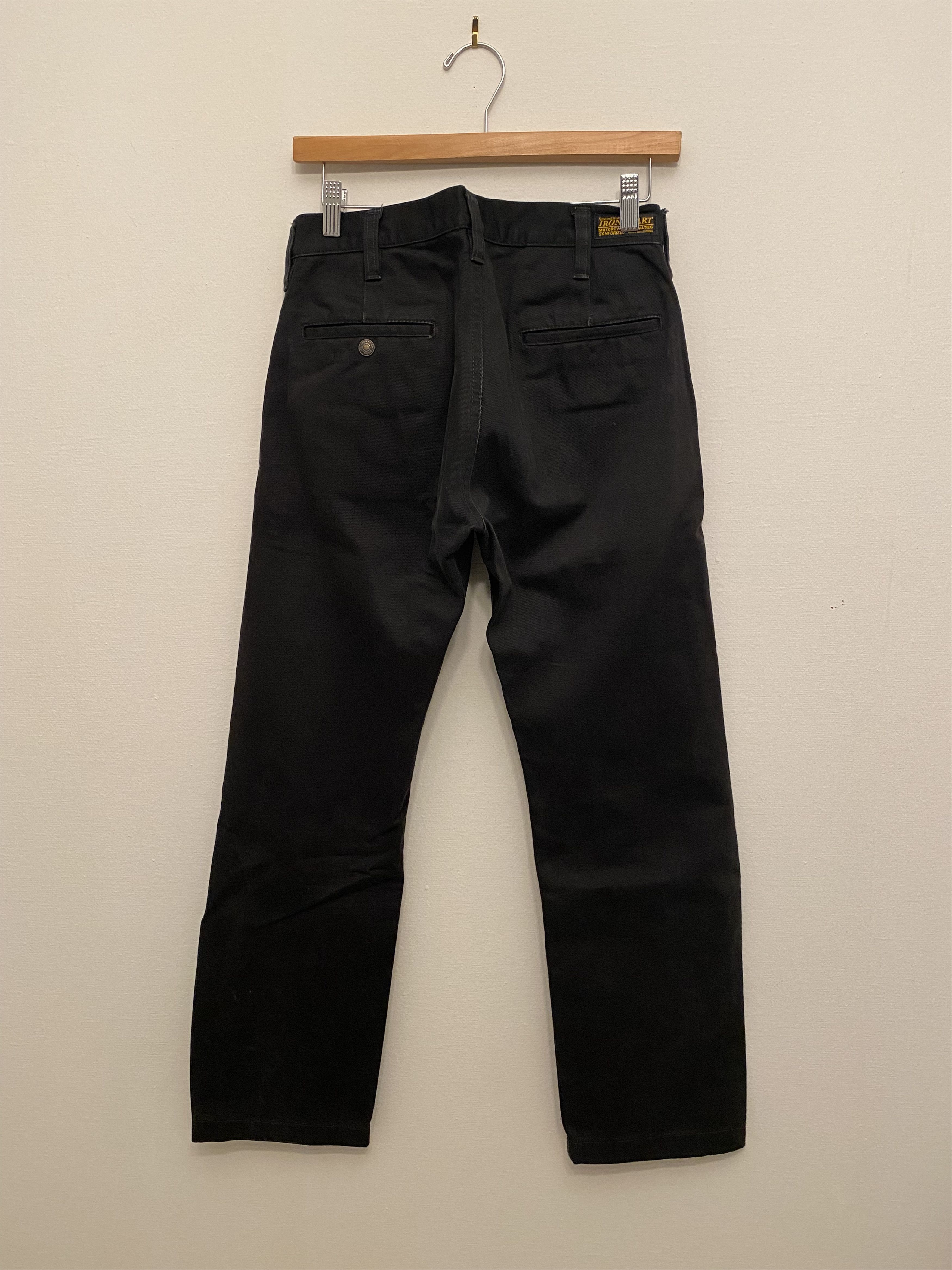 Iron Heart Iron Heart Black Chino Selvedge Made in Japan Size US 29 - 2 Thumbnail