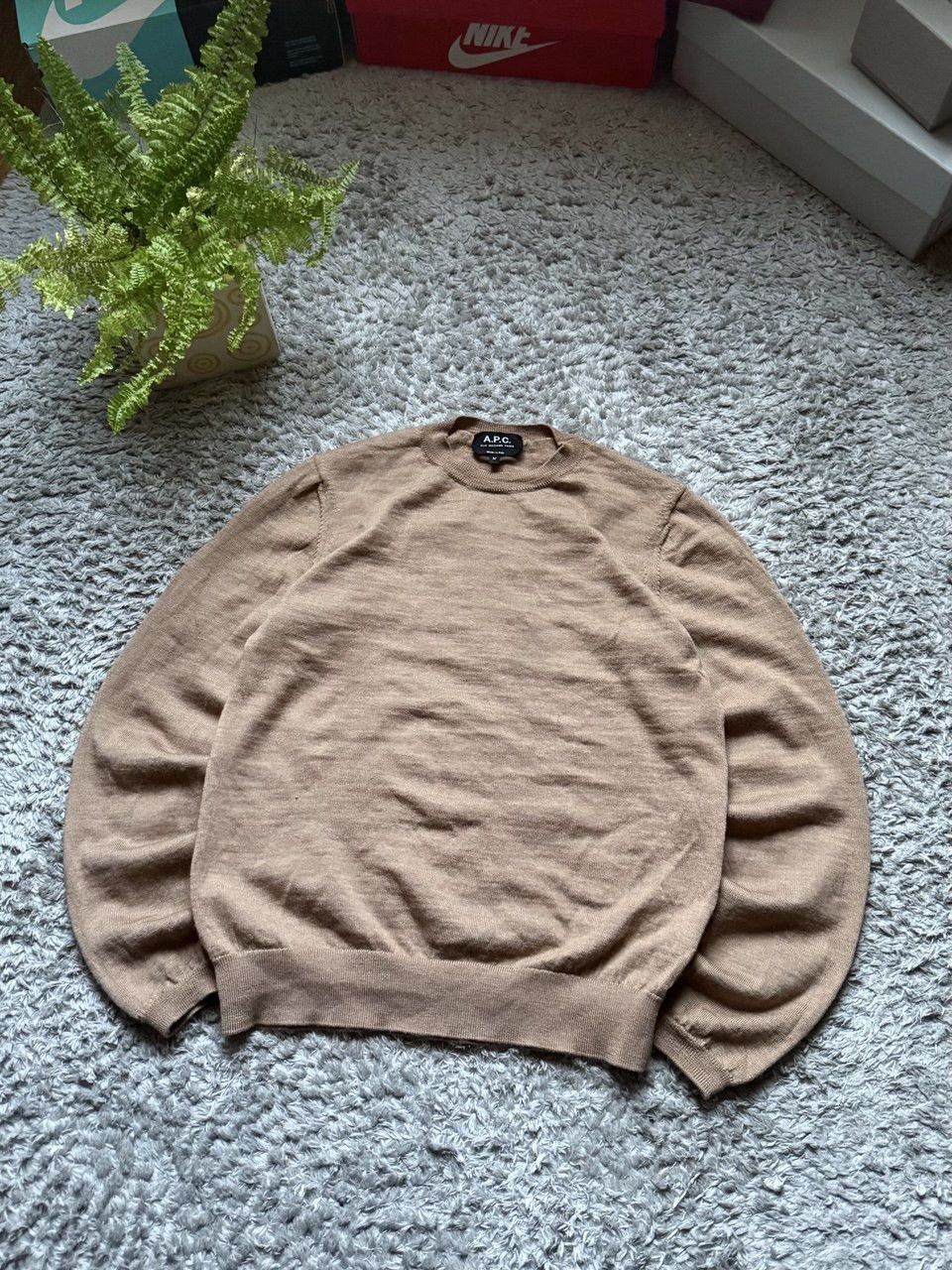 A.P.C. 00s Vintage A.P.C. Wool Sweater Y2K Streetwear Rare Size US M / EU 48-50 / 2 - 1 Thumbnail