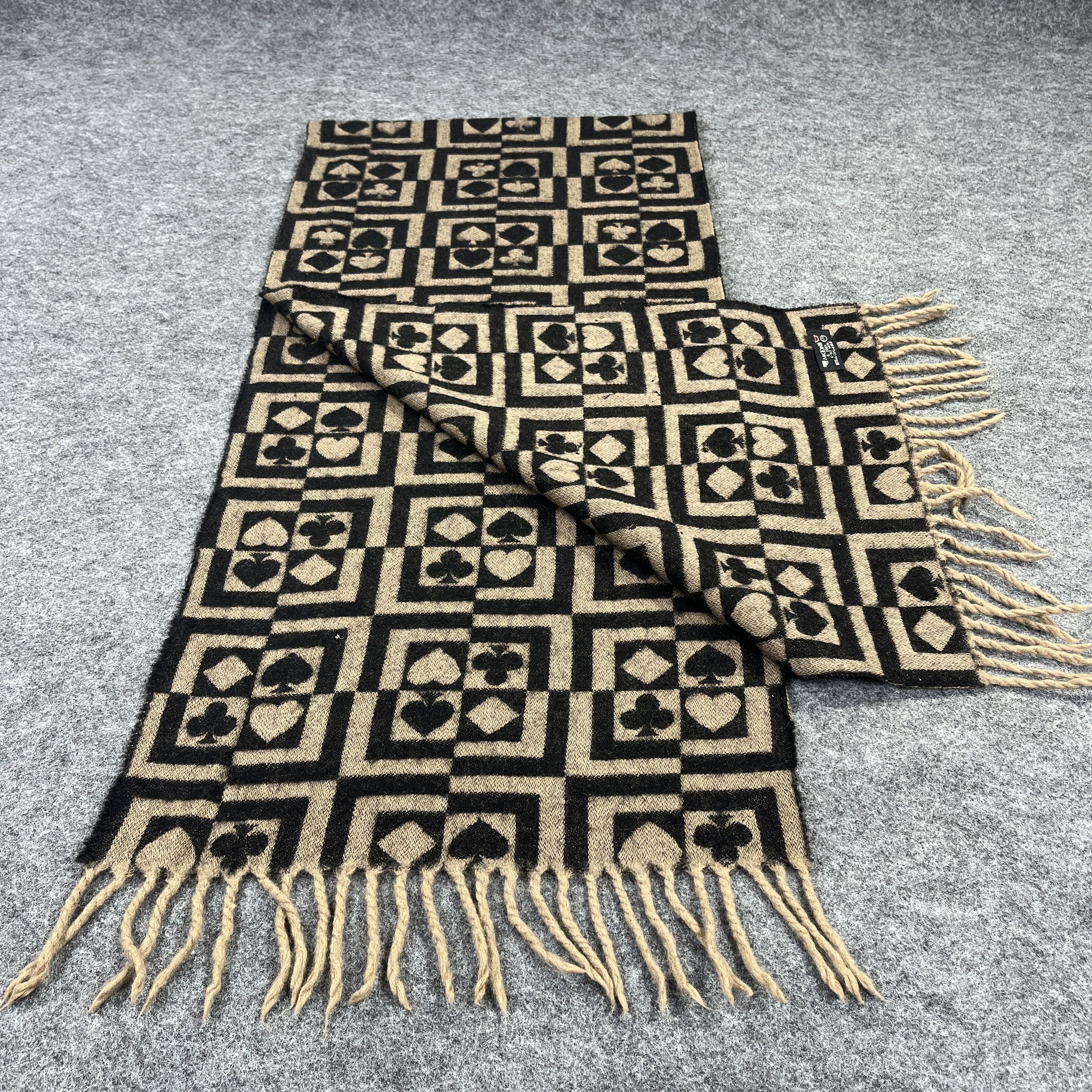 Vintage Poker Scarf / Muffler / Neckwear T943 Size ONE SIZE - 3 Thumbnail