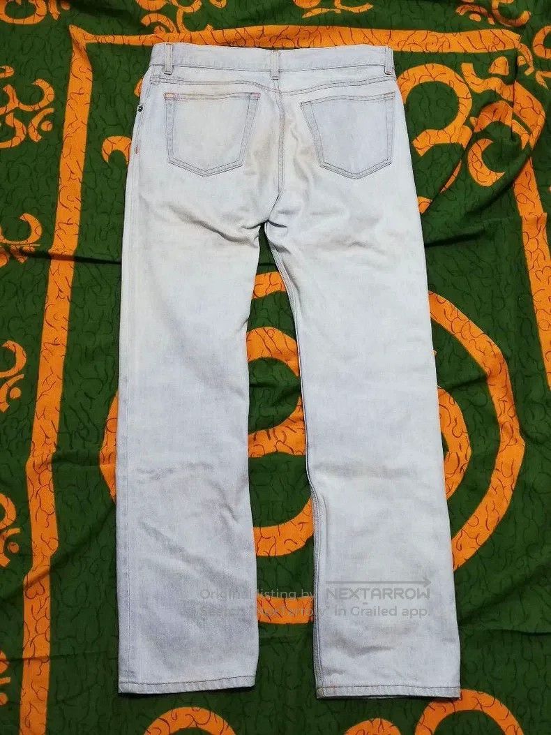Helmut Lang HELMUT LANG 00s My Era Light Blue Washed Denim Jeans Size US 32 / EU 48 - 2 Thumbnail