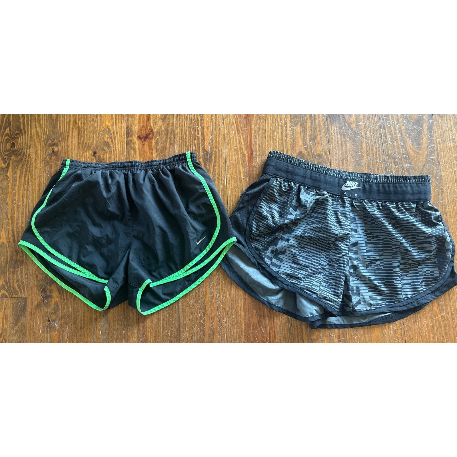 Nike Nike Bundle (2) Running Drawstring Shorts Built In Briefs, L Size 30" / US 8 / IT 44 - 1 Thumbnail