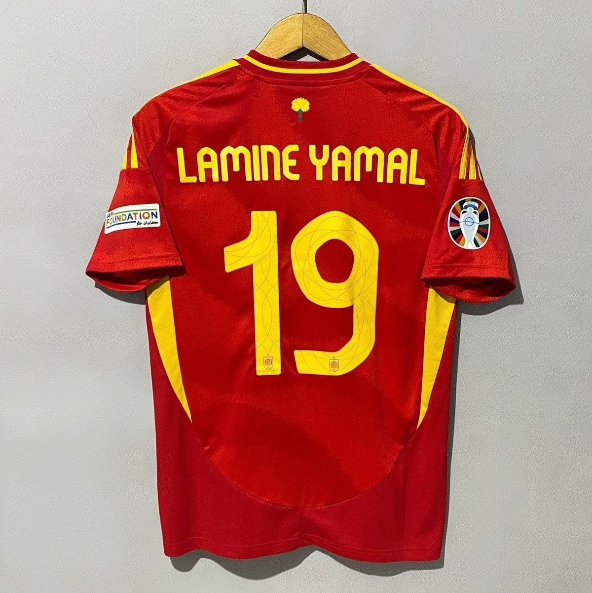 Adidas Spain Euro 2024 Final Jersey Lamine Yamal Size US M / EU 48-50 / 2 - 2 Thumbnail