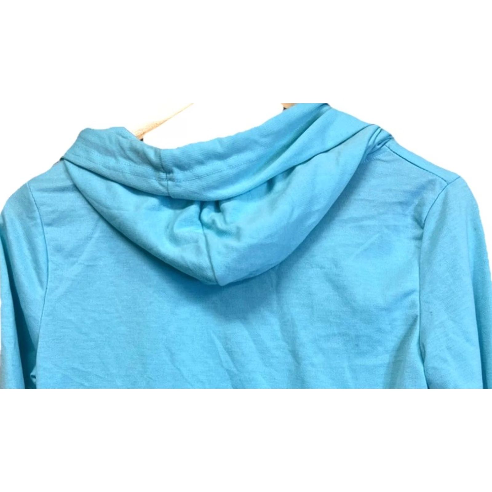 Victoria's Secret PINK Victoria’s Secret Hoodie Womens Pullover Lightweight Logo Aqua Blue, Size S, Cotton-Polyester Blend, Lounge Activewear Size S / US 4 / IT 40 - 5 Thumbnail