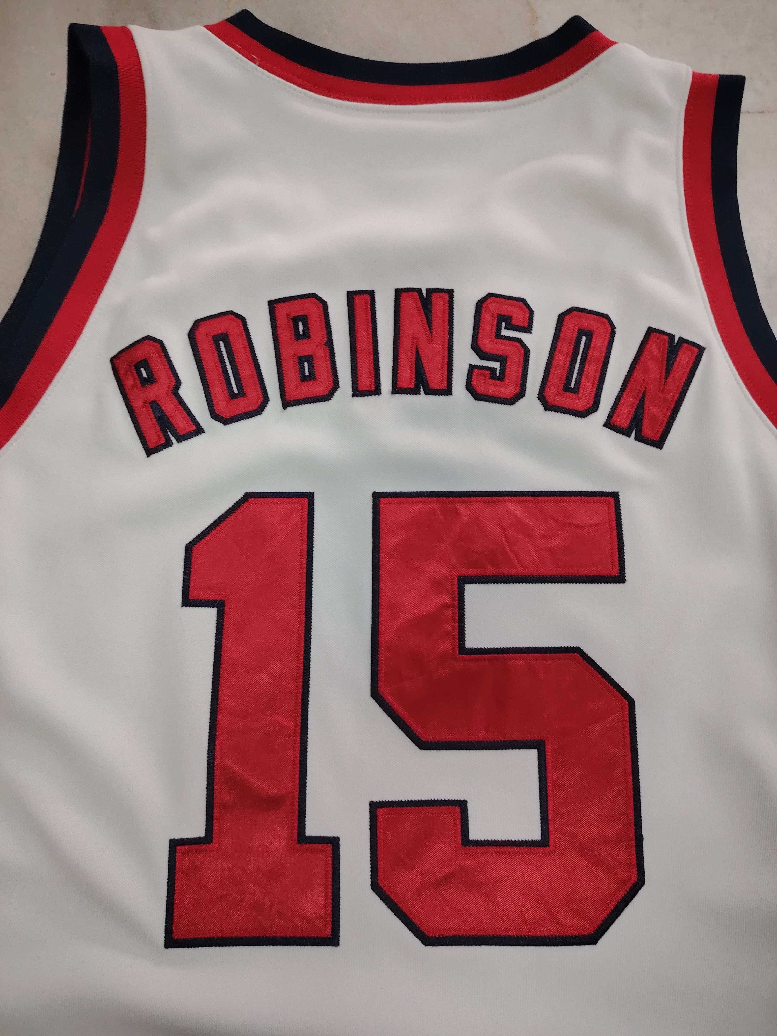 NBA Vintage Nike 1988 USA Olympics David Robinson Basketball NBA Size US M / EU 48-50 / 2 - 4 Thumbnail