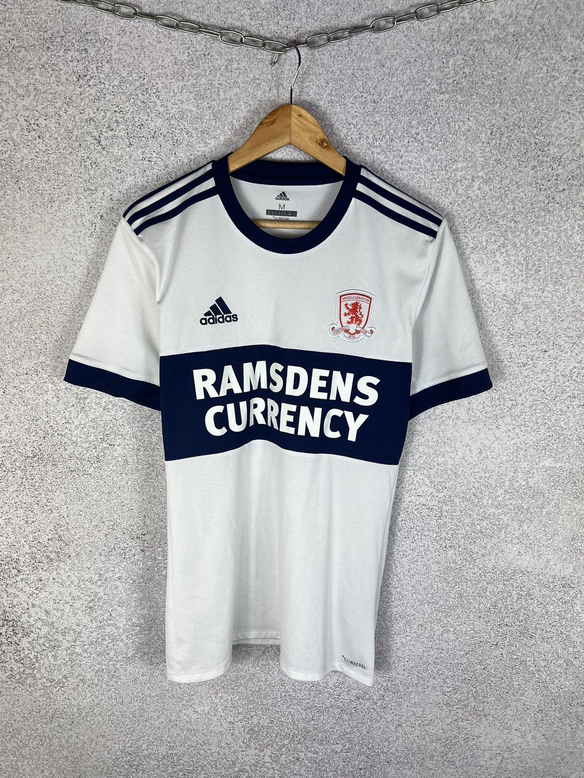 Adidas Adidas Middlesbrough 2017 2018 Away Soccer Jersey Size US M / EU 48-50 / 2 - 1 Thumbnail