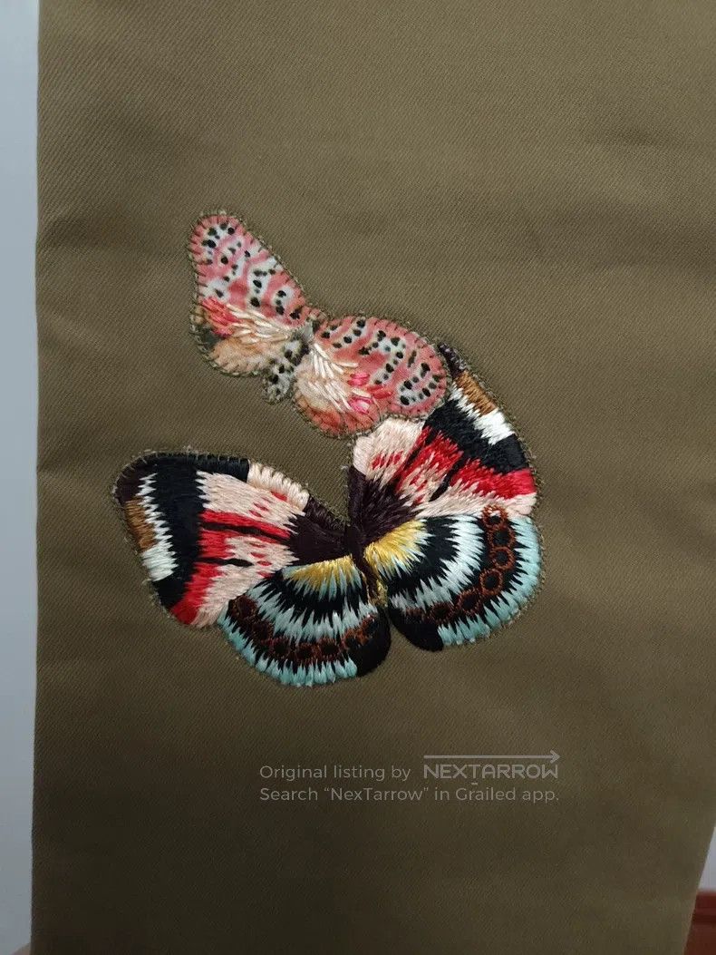 Valentino Valentino Butterfly embroidered trousers Size 48S - 5 Thumbnail