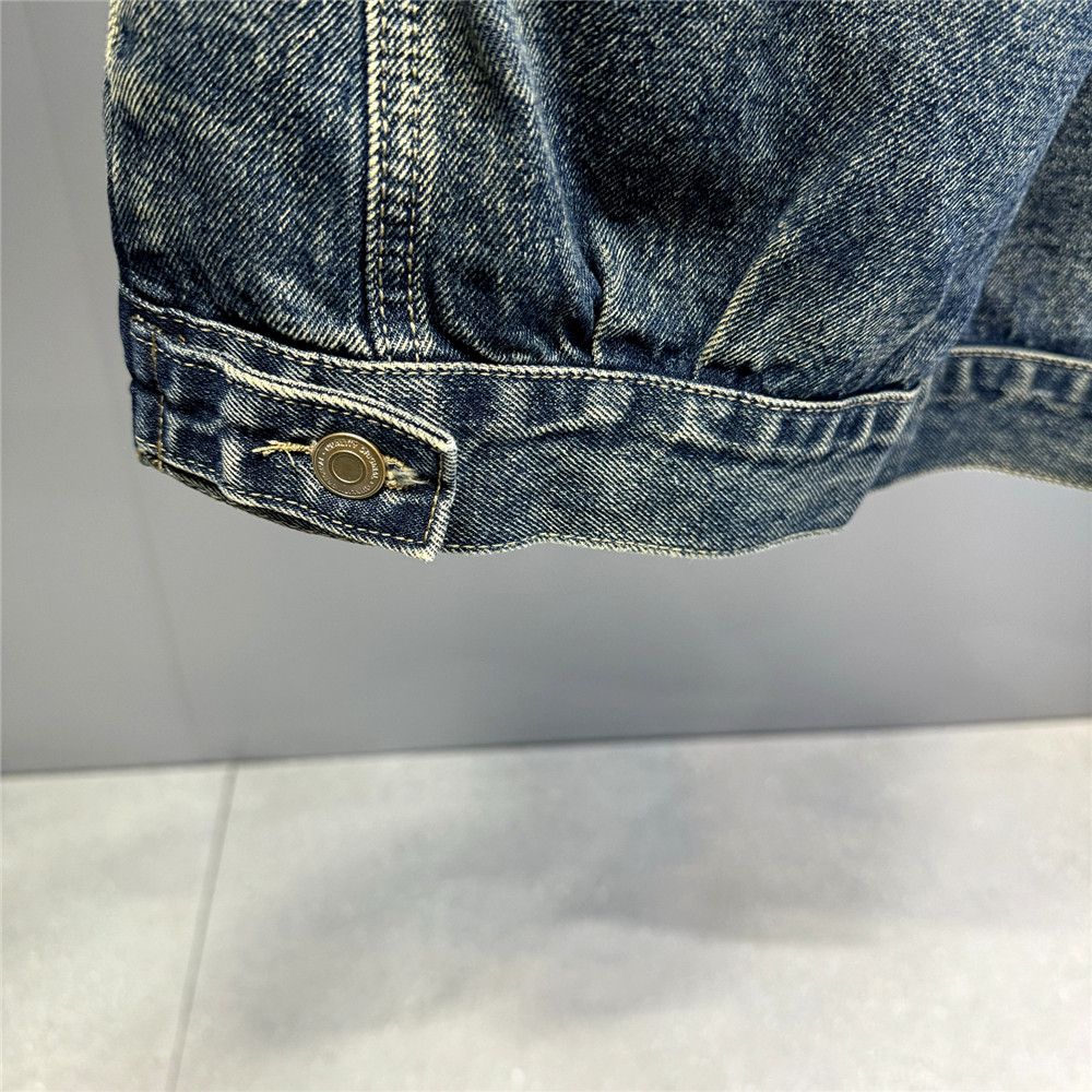 Vintage Streetwear Denim Jacket Loose Distressed Size US M / EU 48-50 / 2 - 9 Thumbnail