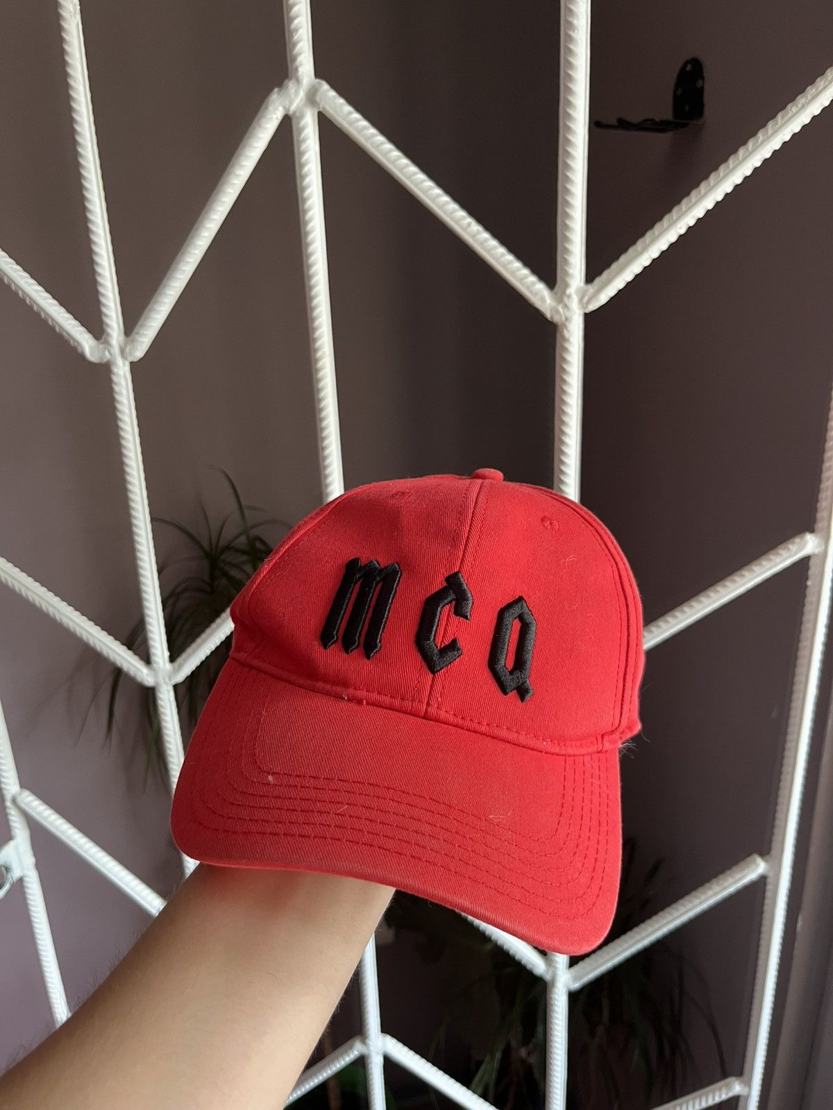 Alexander McQueen Alexander Mcquenn MCQ Red Cap Size ONE SIZE - 1 Thumbnail