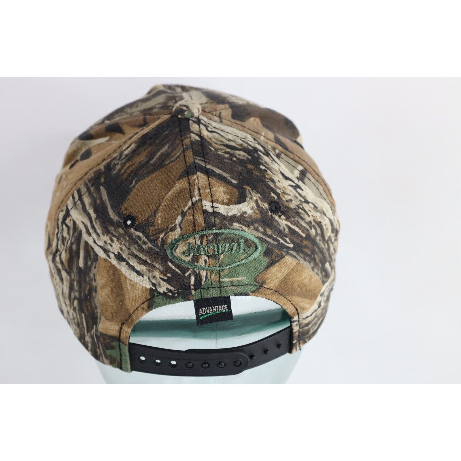 Vintage Vintage 90s Streetwear Jacuzzi Advantage Camouflage Hat Size ONE SIZE - 3 Thumbnail