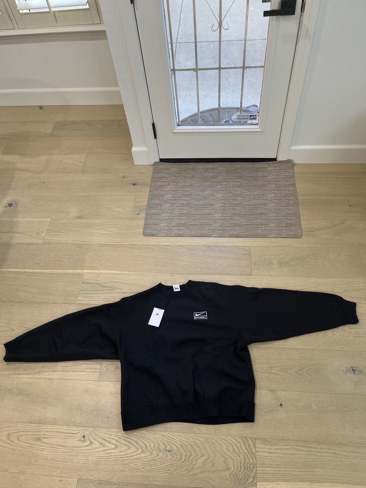 Nike × Stussy NIKE X STUSSY crewneck fleece, black Size US L / EU 52-54 / 3 - 2 Thumbnail