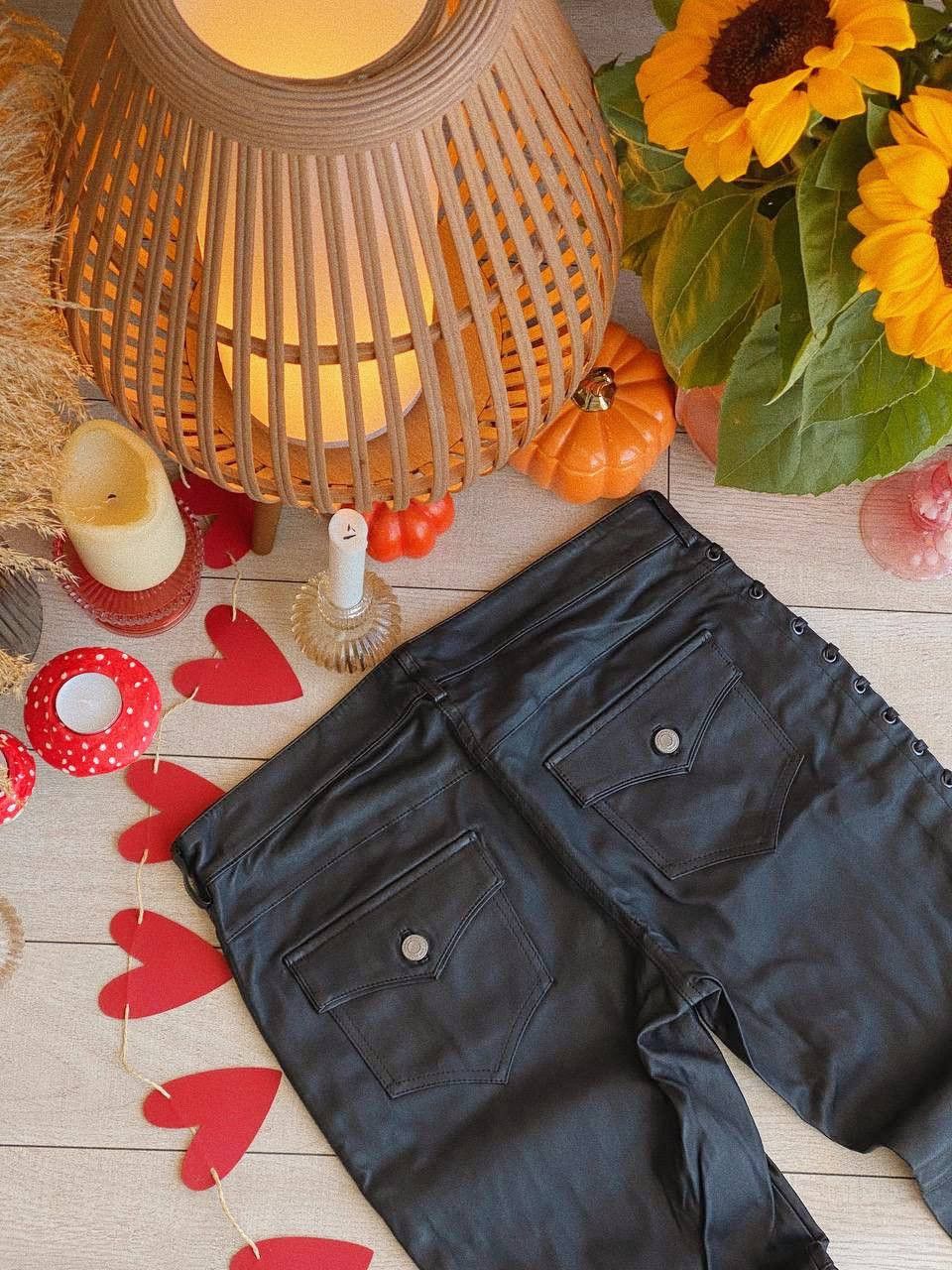H&M × Isabel Marant Isabel Marant x H&M Black Leather Pants Size 32" / US 10 / IT 46 - 9 Thumbnail