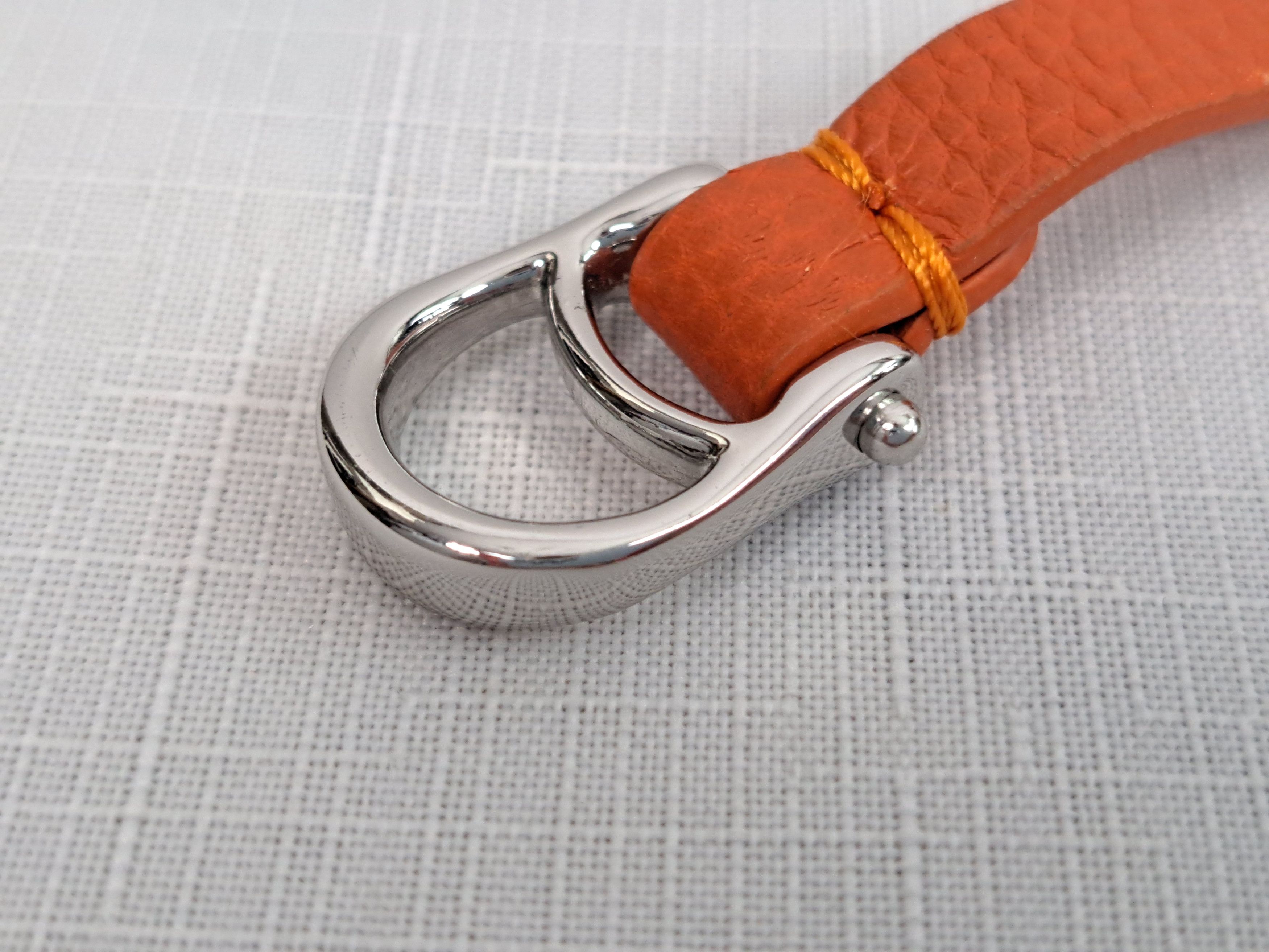 Aigner Aigner double tour leather bracelet In orange. Size ONE SIZE - 5 Thumbnail