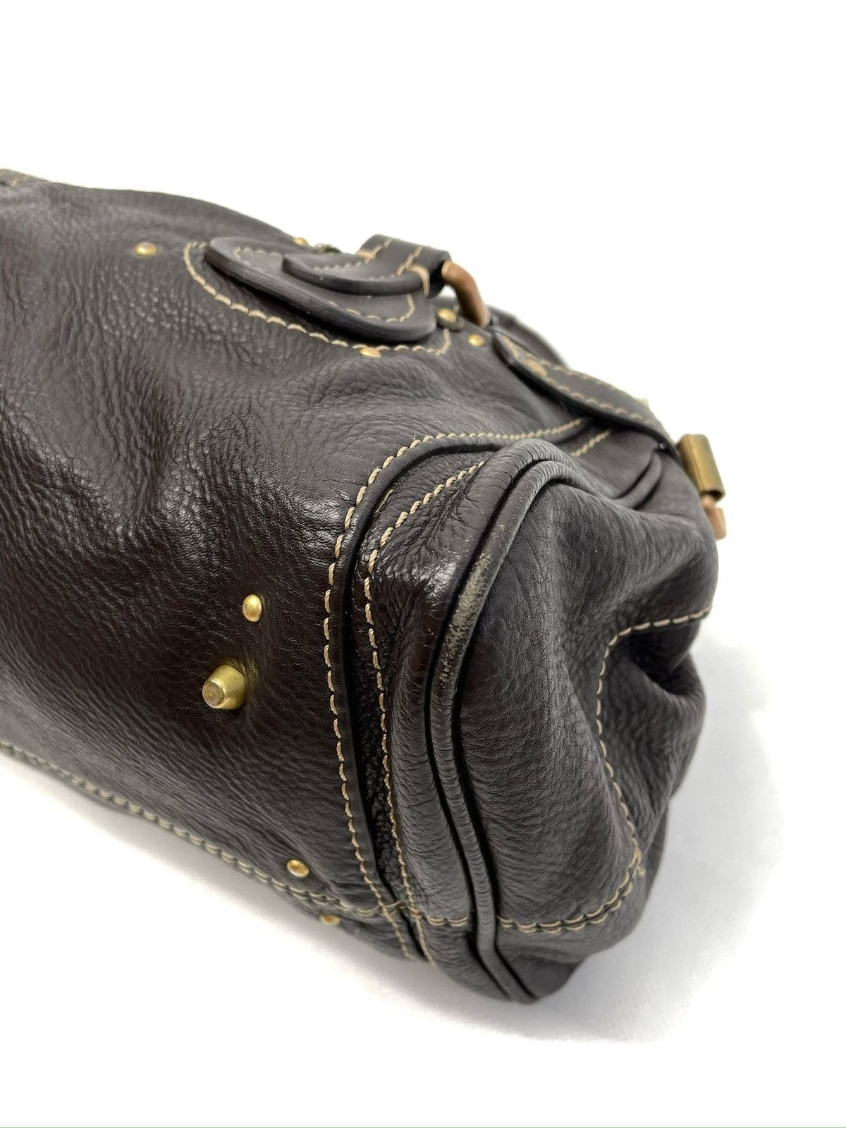 Chloe Chloé Paddington Medium Satchel Bag – Dark Brown Chocolate Size ONE SIZE - 11 Thumbnail