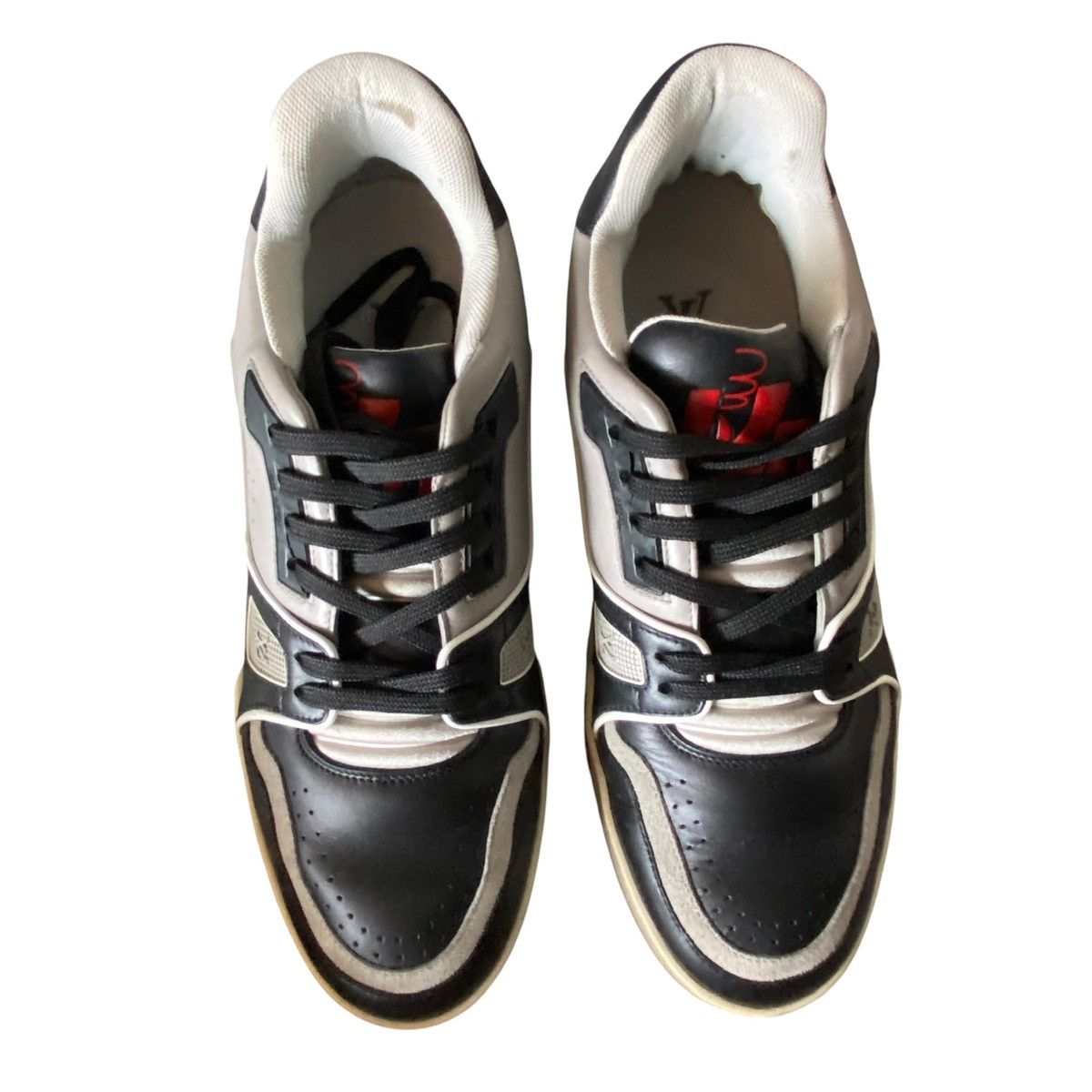 Louis Vuitton louis vuitton lv trainer sneaker low black grey Size US 6 / EU 39 - 4 Thumbnail