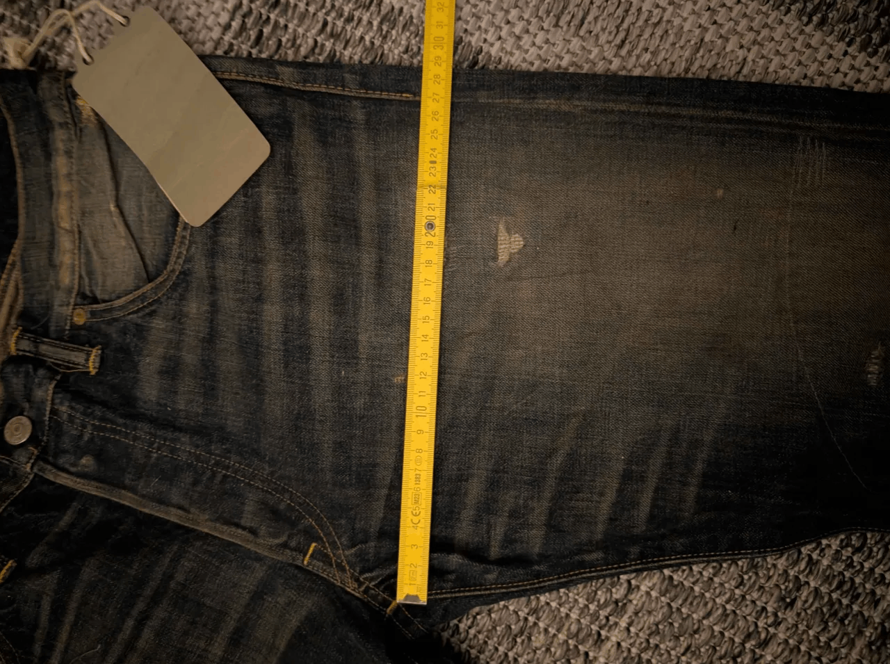 RRL Ralph Lauren NWT RRL Ralph Lauren Distressed Rust Wax Jeans Dust Bowl Size US 34 / EU 50 - 11 Thumbnail