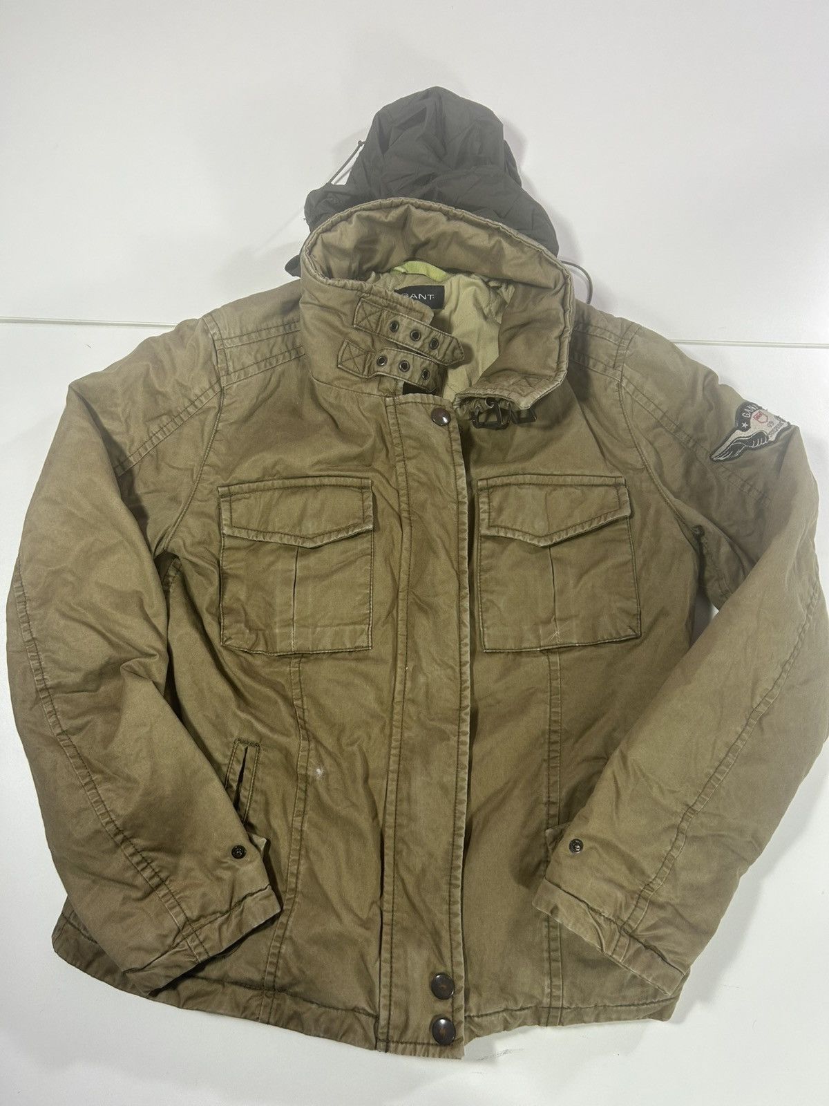Gant Medium mens Gant Rugger padded cotton jacket khaki brown Size US M / EU 48-50 / 2 - 1 Thumbnail