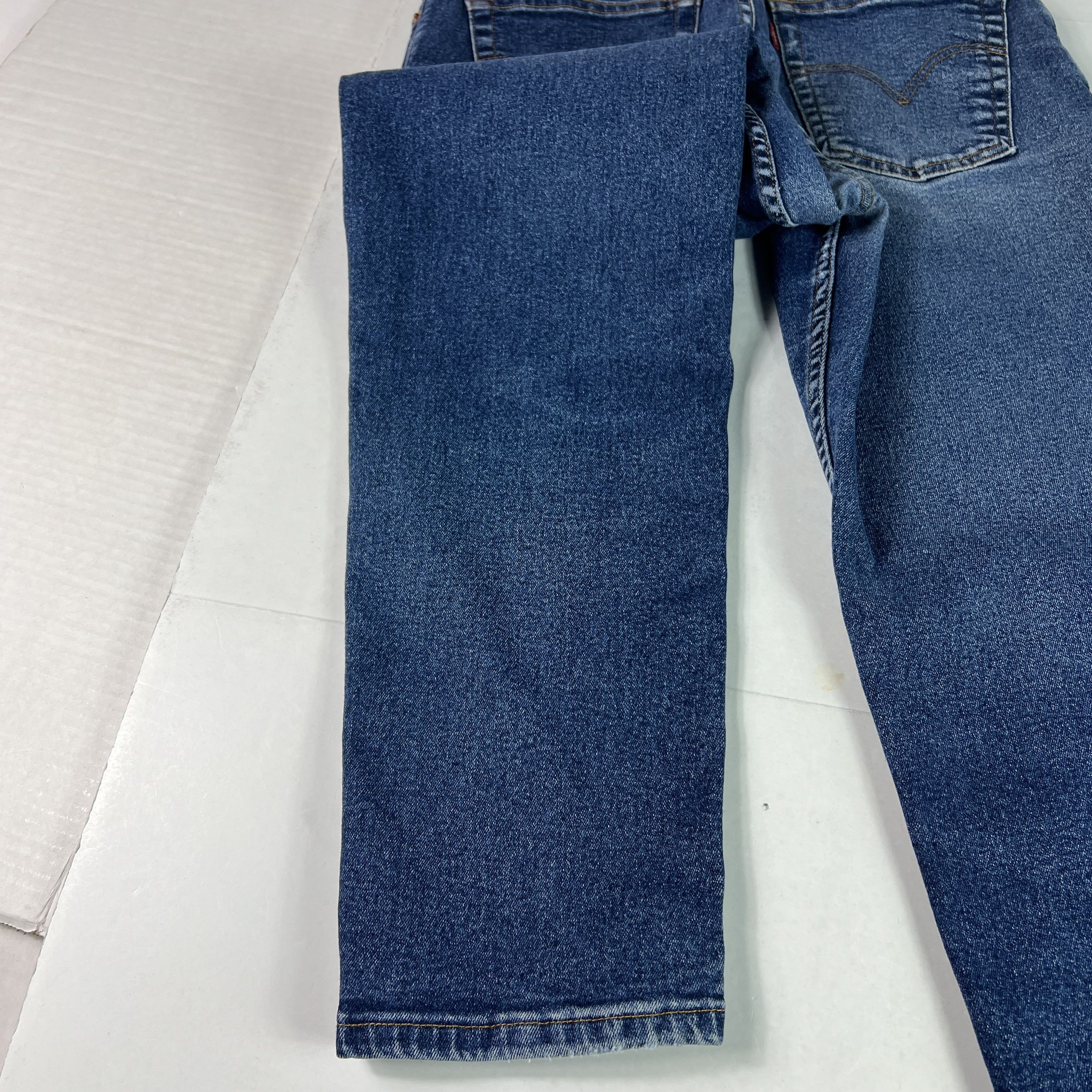 Levi's VTG 90s Levi's Jeans 550 Relaxed Tapered Blue Stretch Denim Size 30" / US 8 / IT 44 - 18 Thumbnail