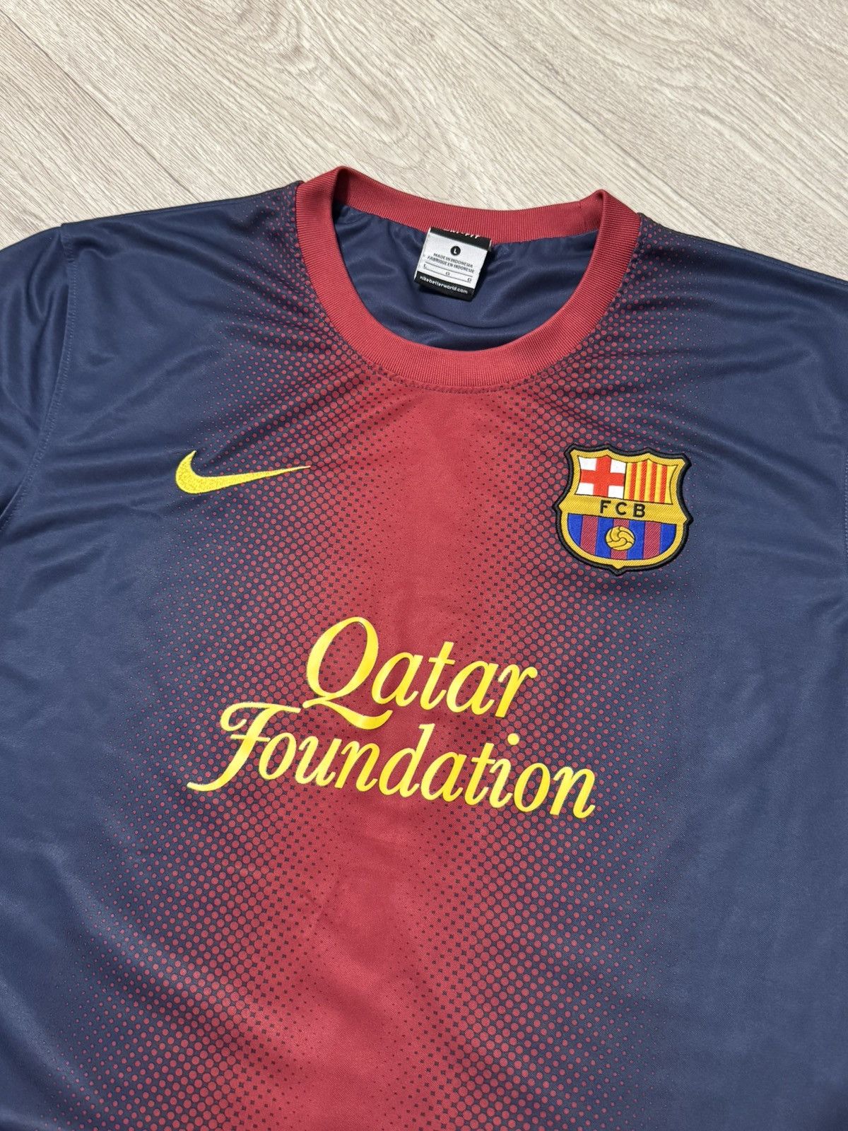 Nike 🔷Vintage Nike FC Barcelona 2012/13 Soccer jersey🔷 Size US L / EU 52-54 / 3 - 4 Thumbnail