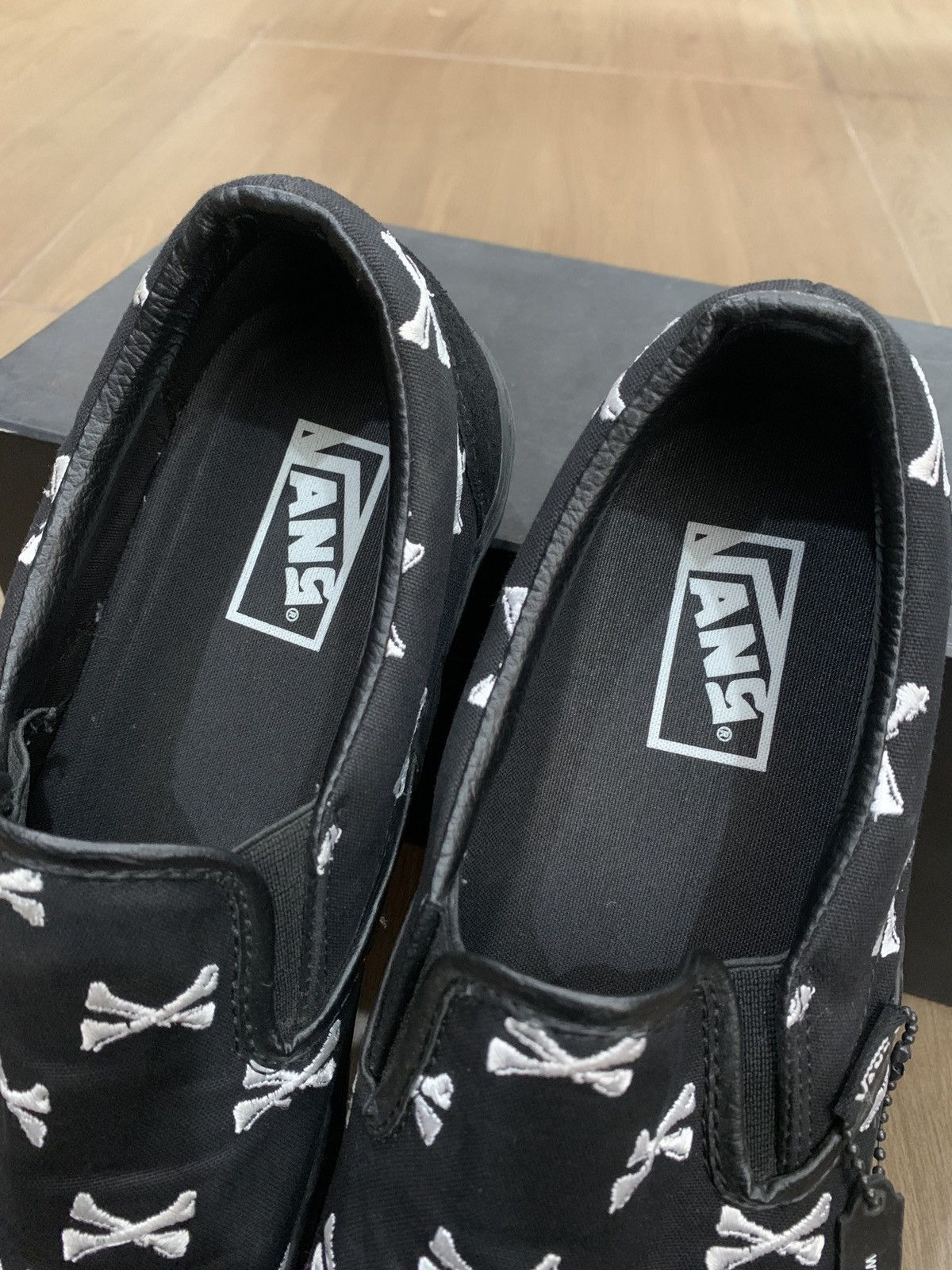 Syndicate × Vans × Wtaps Vans Slip On X WTAPS Crossbone Size US 9.5 / EU 42-43 - 12 Thumbnail