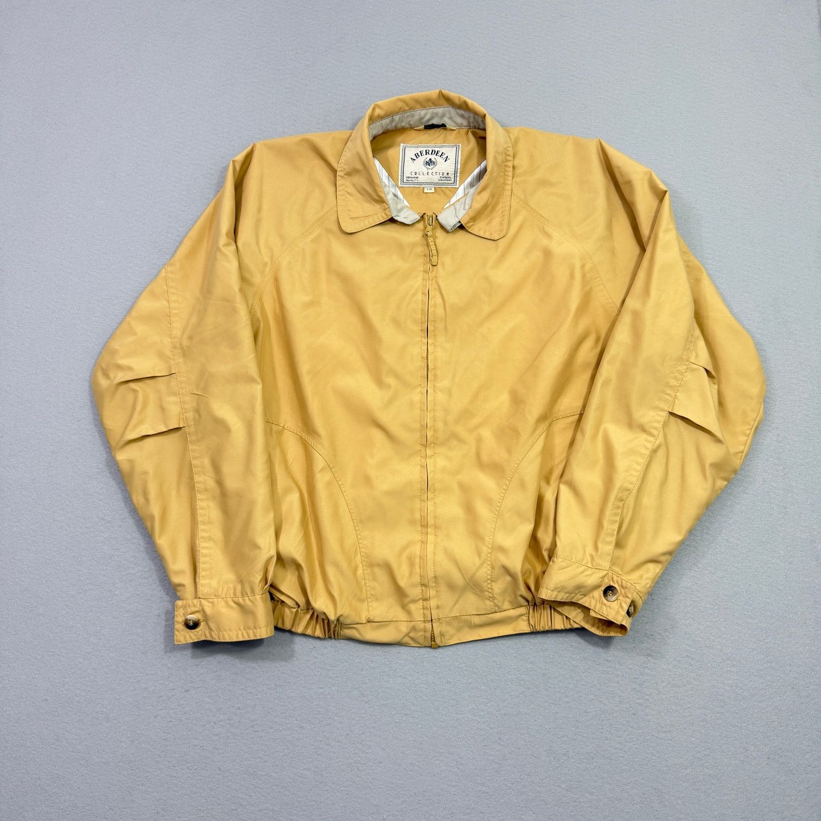 Vintage Vintage Aberdeen Bomber Jacket Men's Large Yellow Full Zip Size US L / EU 52-54 / 3 - 1 Thumbnail