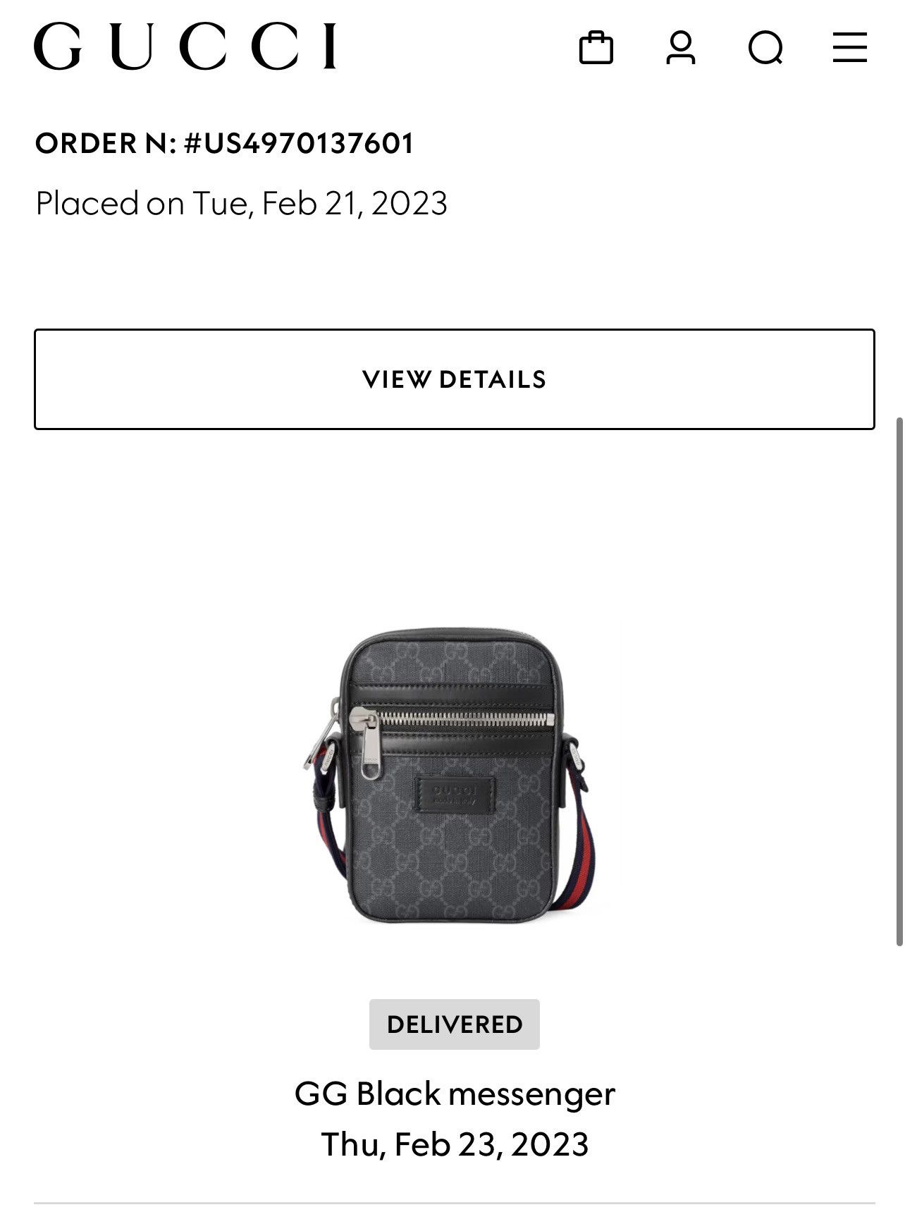Gucci GG Black messenger Size ONE SIZE - 1 Thumbnail