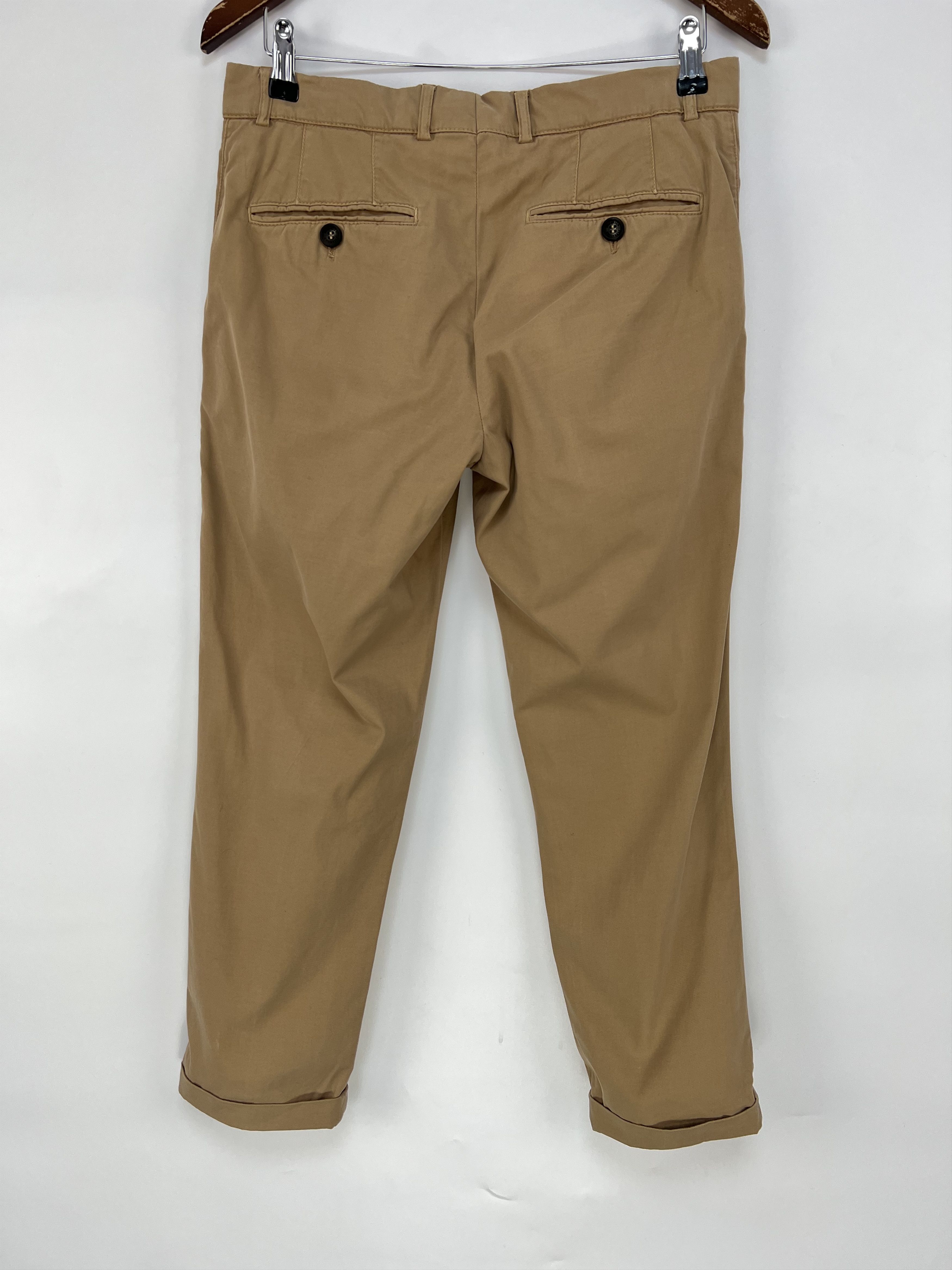 Brunello Cucinelli Brunello Cucinelli Cropped Chino Pants Size 46 Slim Fit Size US 30 / EU 46 - 2 Thumbnail