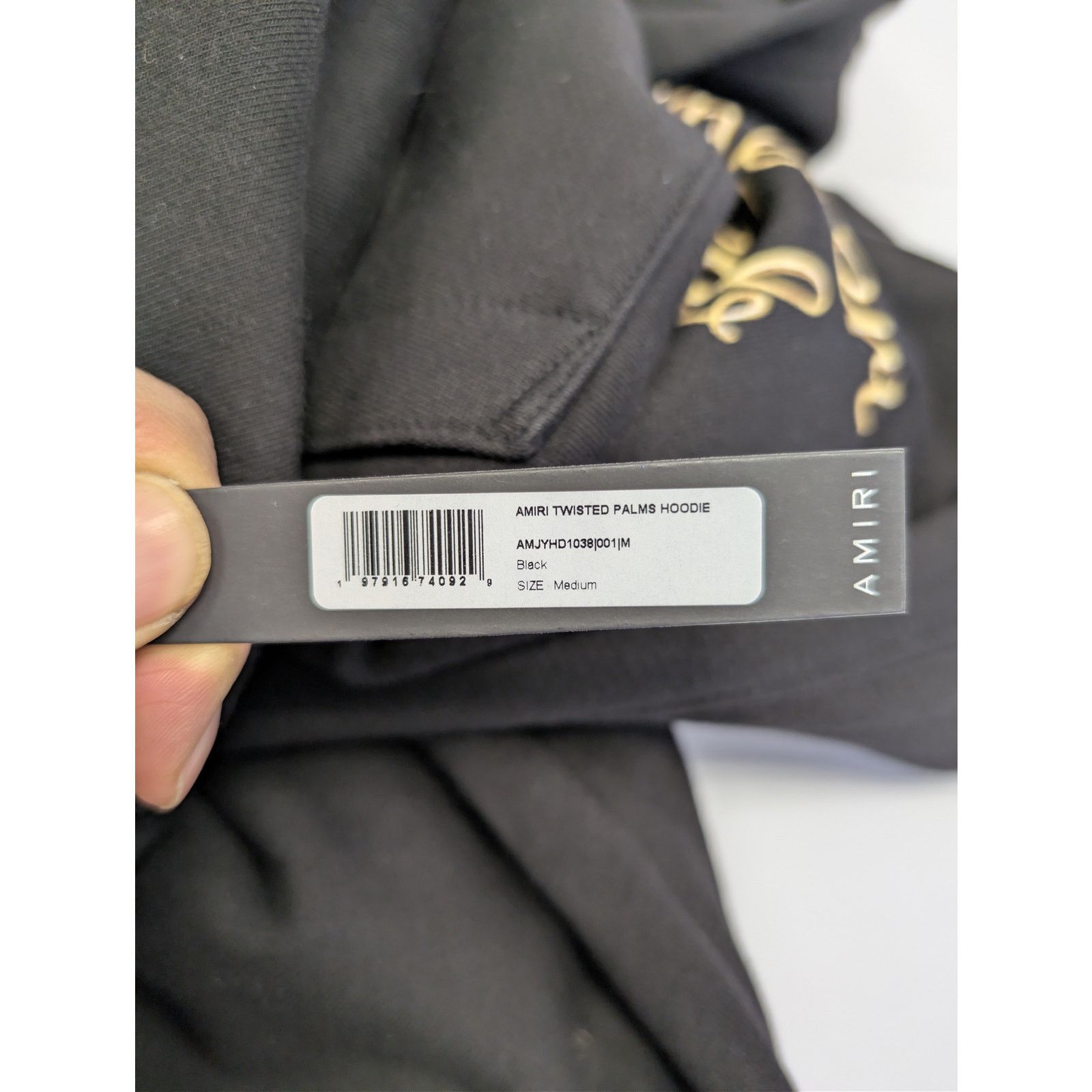 Amiri o1rshd1 Amiri Twisted Palms Hoodie in Black Size US M / EU 48-50 / 2 - 21 Thumbnail