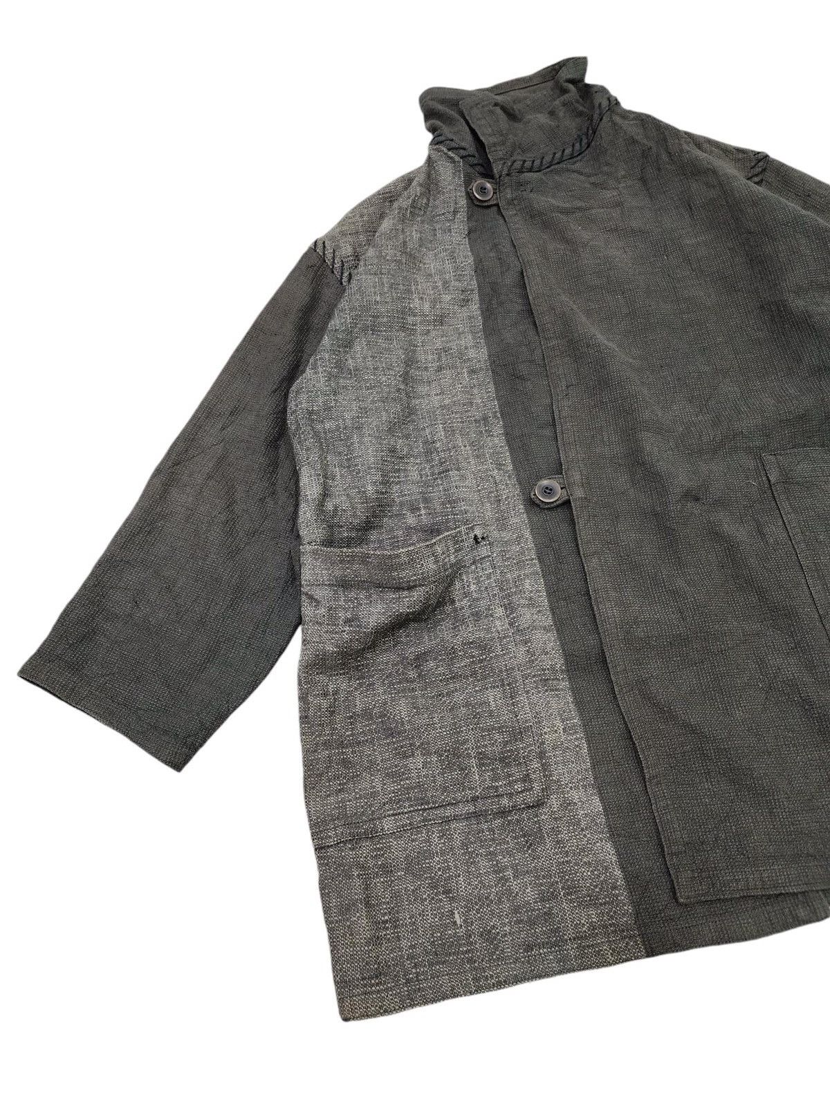 Issey Miyake 💥ARCHIVAL Plantation Issey Miyake Raw Oversize Light Jacket Size US M / EU 48-50 / 2 - 4 Thumbnail