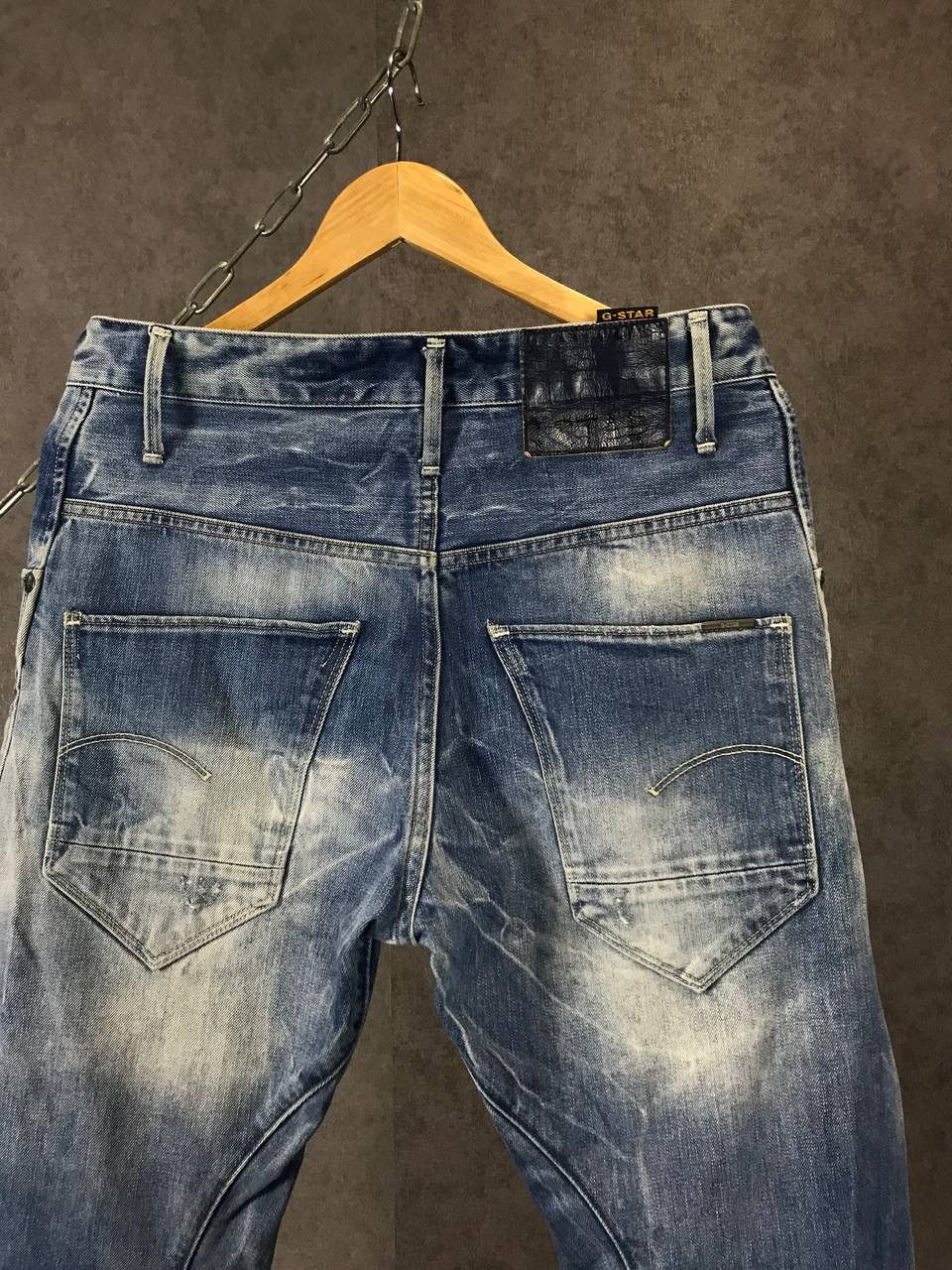 G-Star G Star Raw distressed denim jeans Size US 32 / EU 48 - 6 Thumbnail