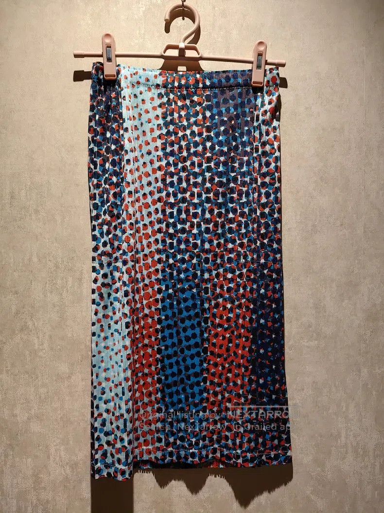 Issey Miyake Issey Miyake size:3 Polka Dot Midi Skirt Size 22" - 1 Thumbnail