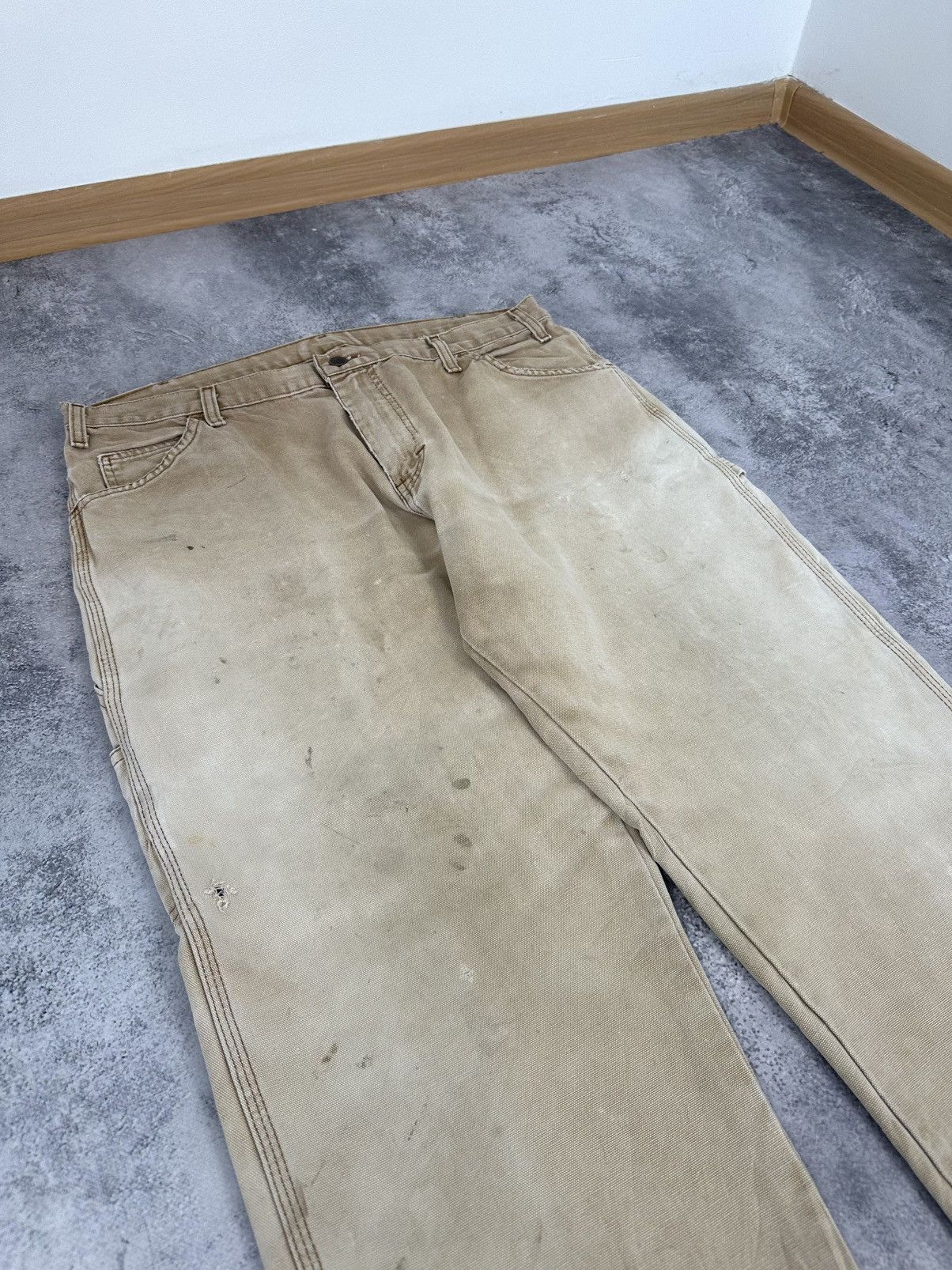 Dickies Vintage 90s Dickies USA Carpenter Utility Baggy Work Pants Size US 38 / EU 54 - 11 Thumbnail