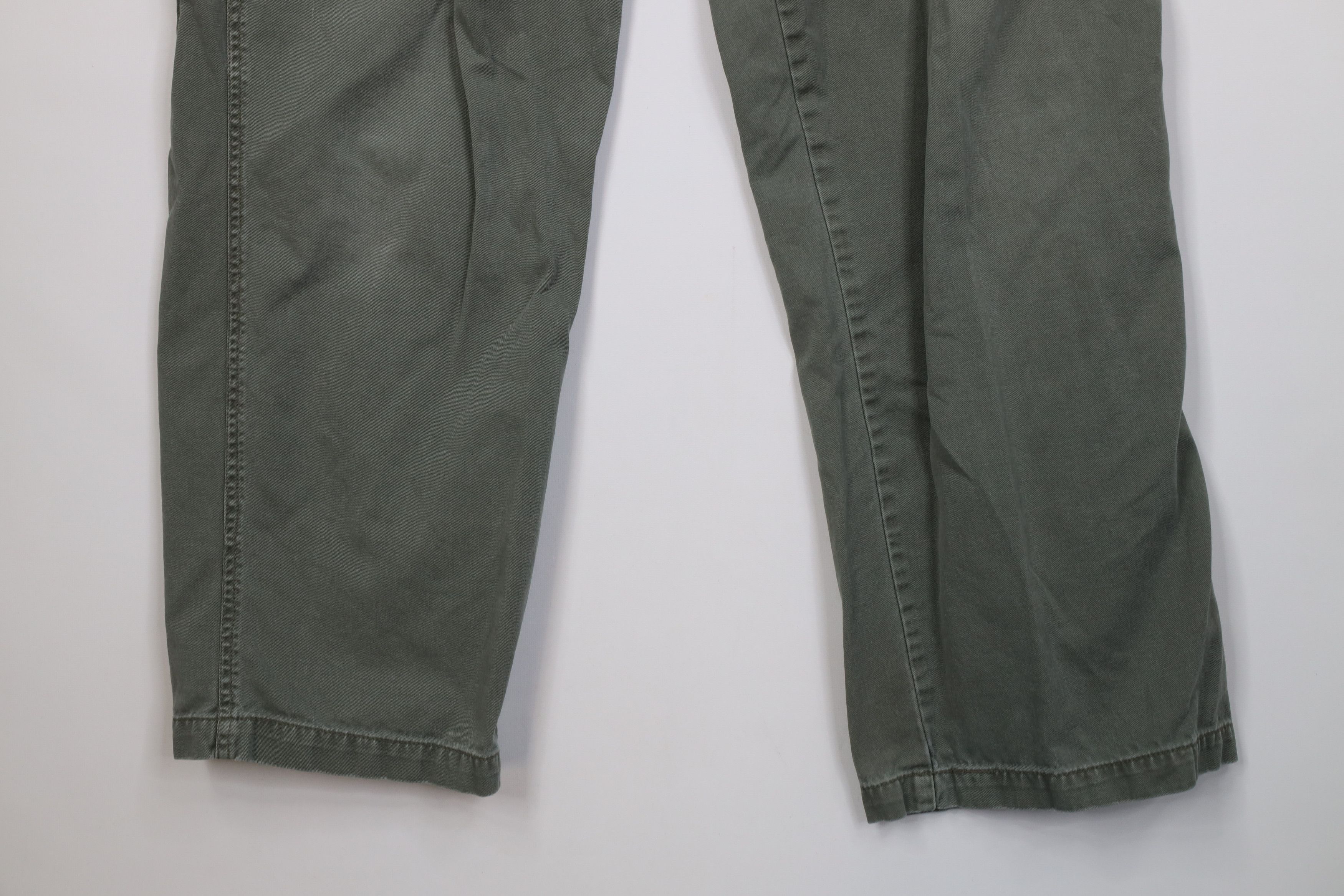 Vintage Vintage 90s Y2K Streetwear Baggy Wide Leg Cargo Pants Green Size US 36 / EU 52 - 4 Thumbnail