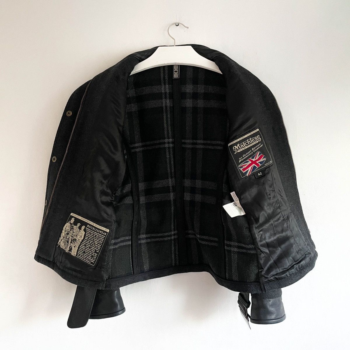 Matchless Matchless Vintage Rider Leather Belted Jacket Size M / US 6-8 / IT 42-44 - 7 Thumbnail