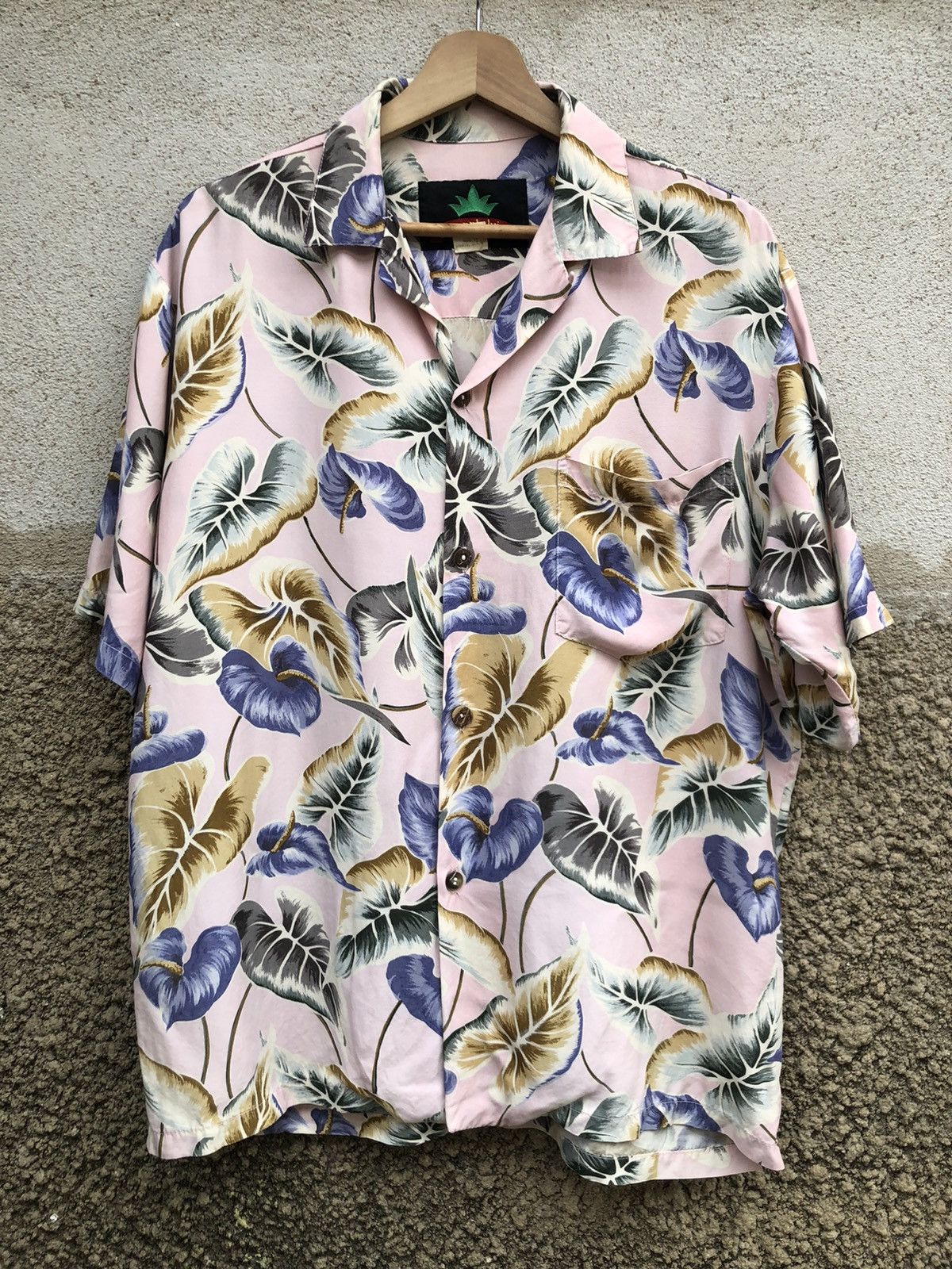 Vintage Vintage 90s Pineapple Juice Hawaiian Shirt Rayon Size US M / EU 48-50 / 2 - 1 Thumbnail