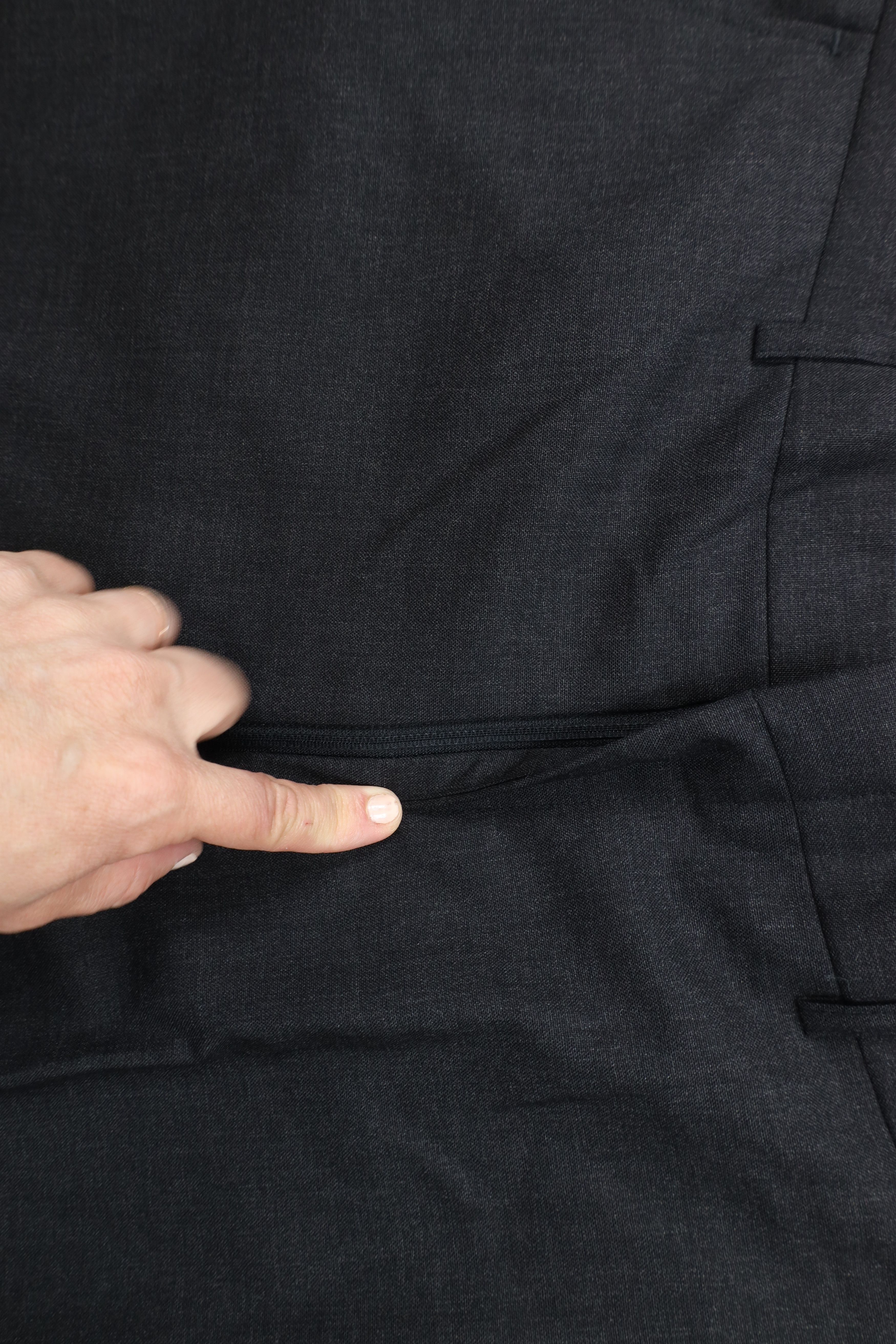 Vintage Vintage 90s Streetwear Wide Leg Chino Pants Charcoal Gray Size US 36 / EU 52 - 6 Thumbnail