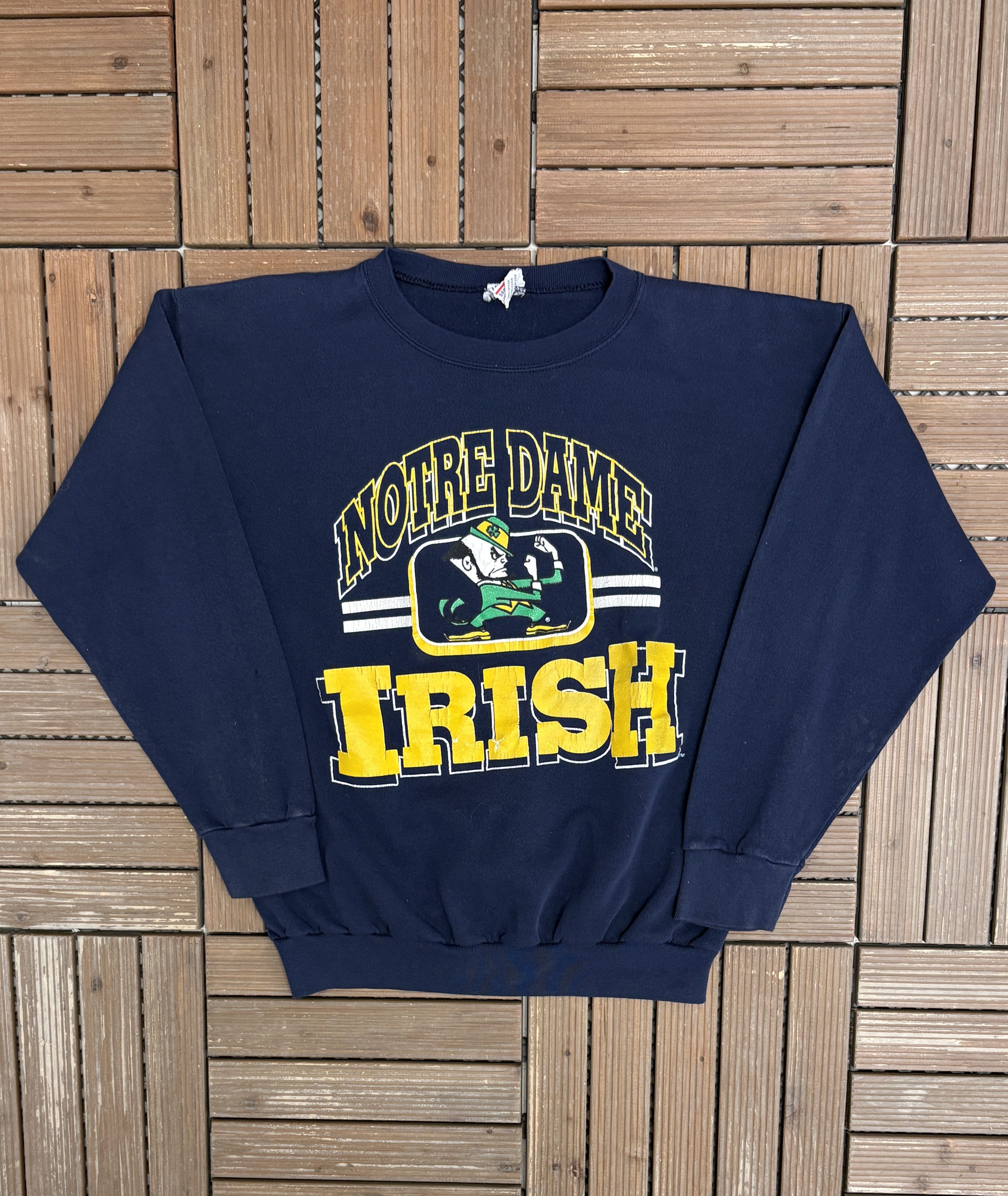 Vintage Notre Dame Fighting Irish Vintage Crewneck Sweater Size US XL / EU 56 / 4 - 1 Thumbnail