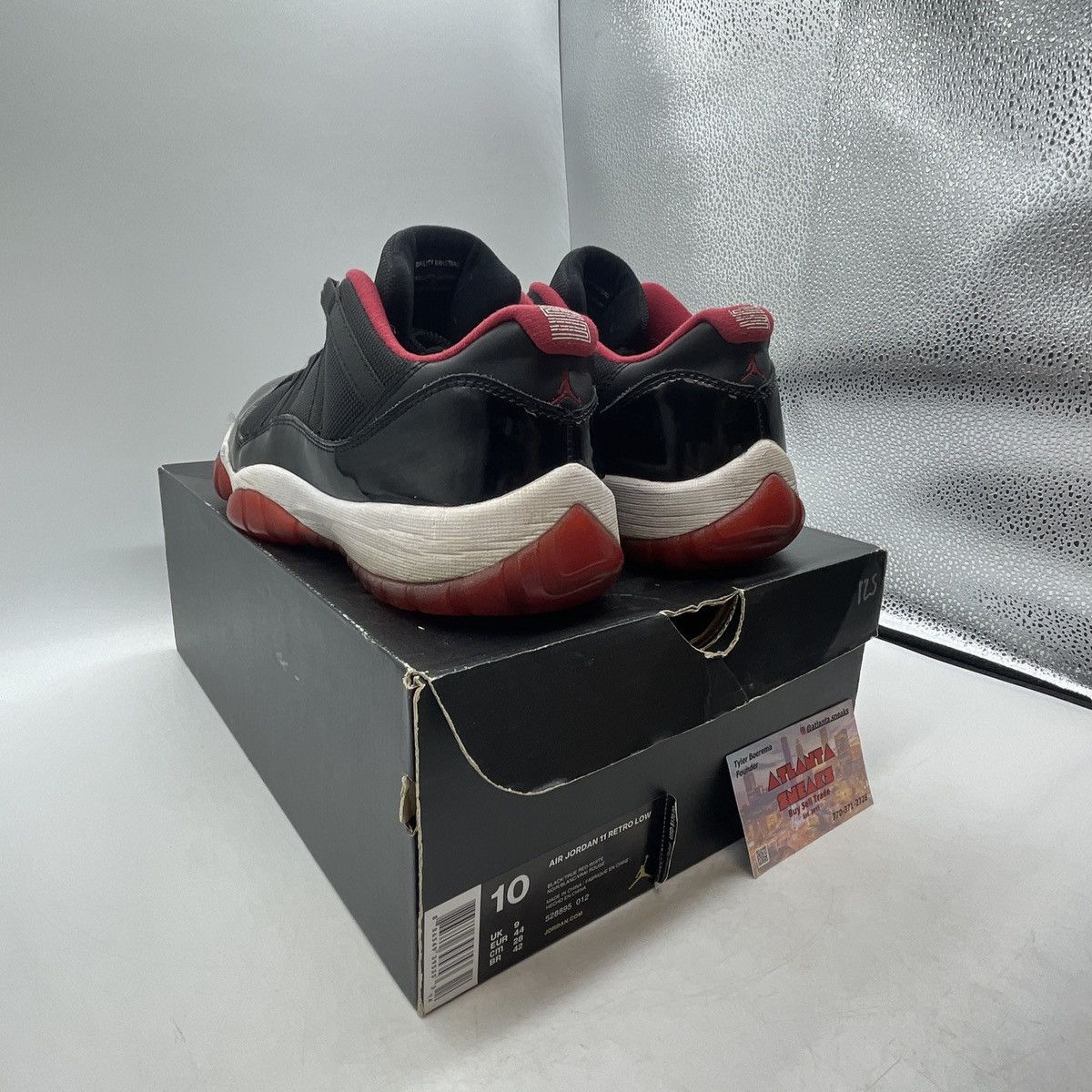 Jordan Brand Air Jordan 1 low bred Size US 10 / EU 43 - 4 Thumbnail