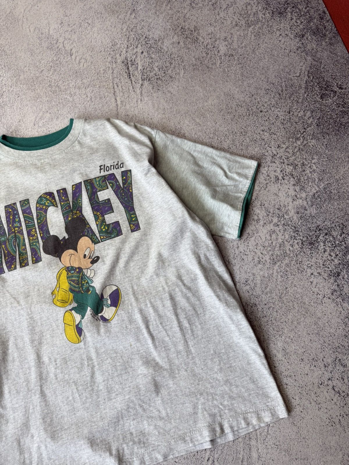 Mickey Mouse Vintage Mickey Mouse Florida T-Shirt 90s Rare Size US XL / EU 56 / 4 - 4 Thumbnail