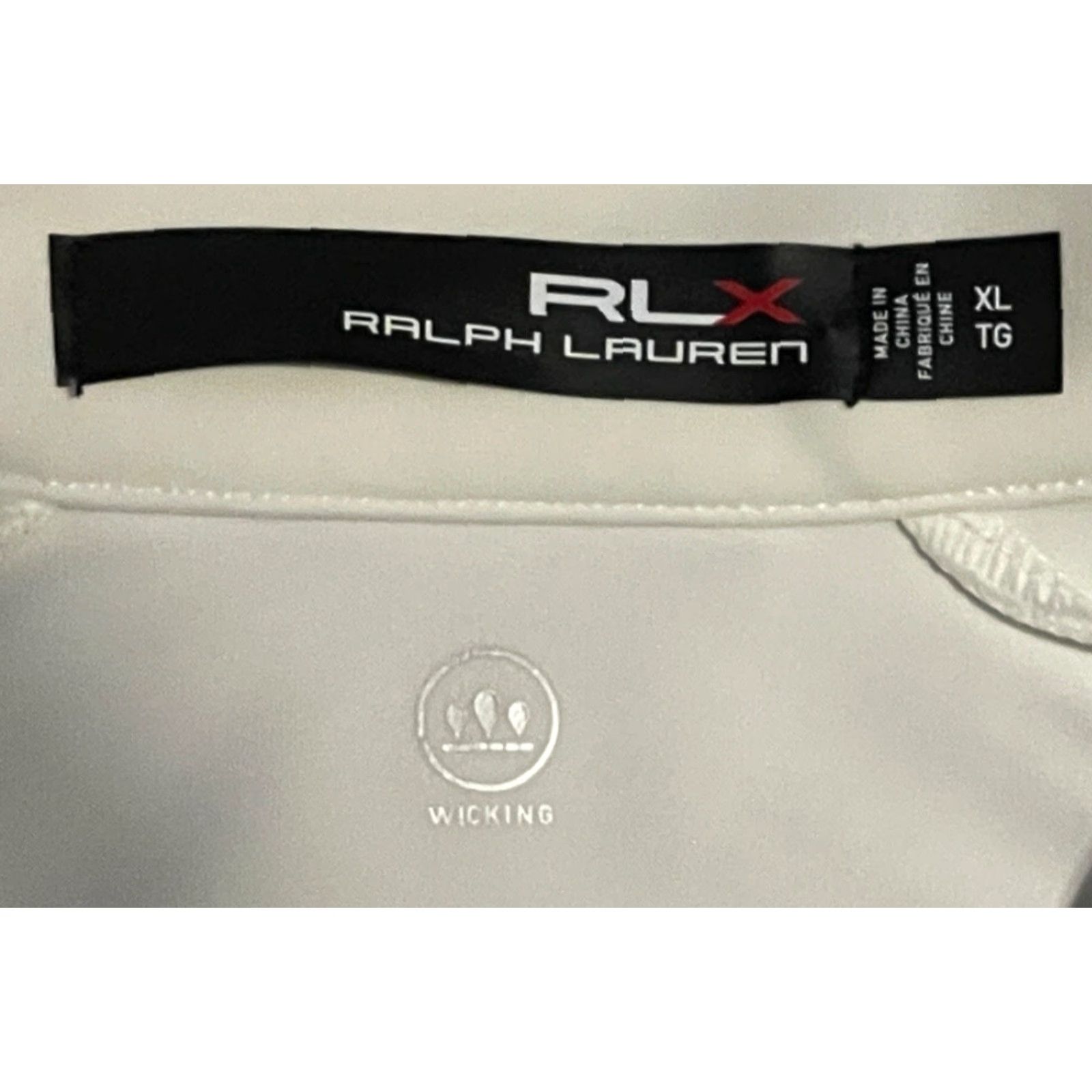 RLX Ralph Lauren RLX Ralph Lauren White 1/4 Zip Stretch Pullover Golf Shirt Mens XL Mock Neck Activewear Lightweight Stretch Pullover Size US XL / EU 56 / 4 - 4 Thumbnail
