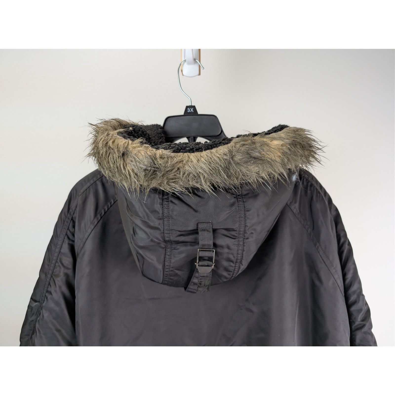 Balenciaga o1rshd1 Nylon Satin Parka Long Coat in Black Size US M / EU 48-50 / 2 - 10 Thumbnail